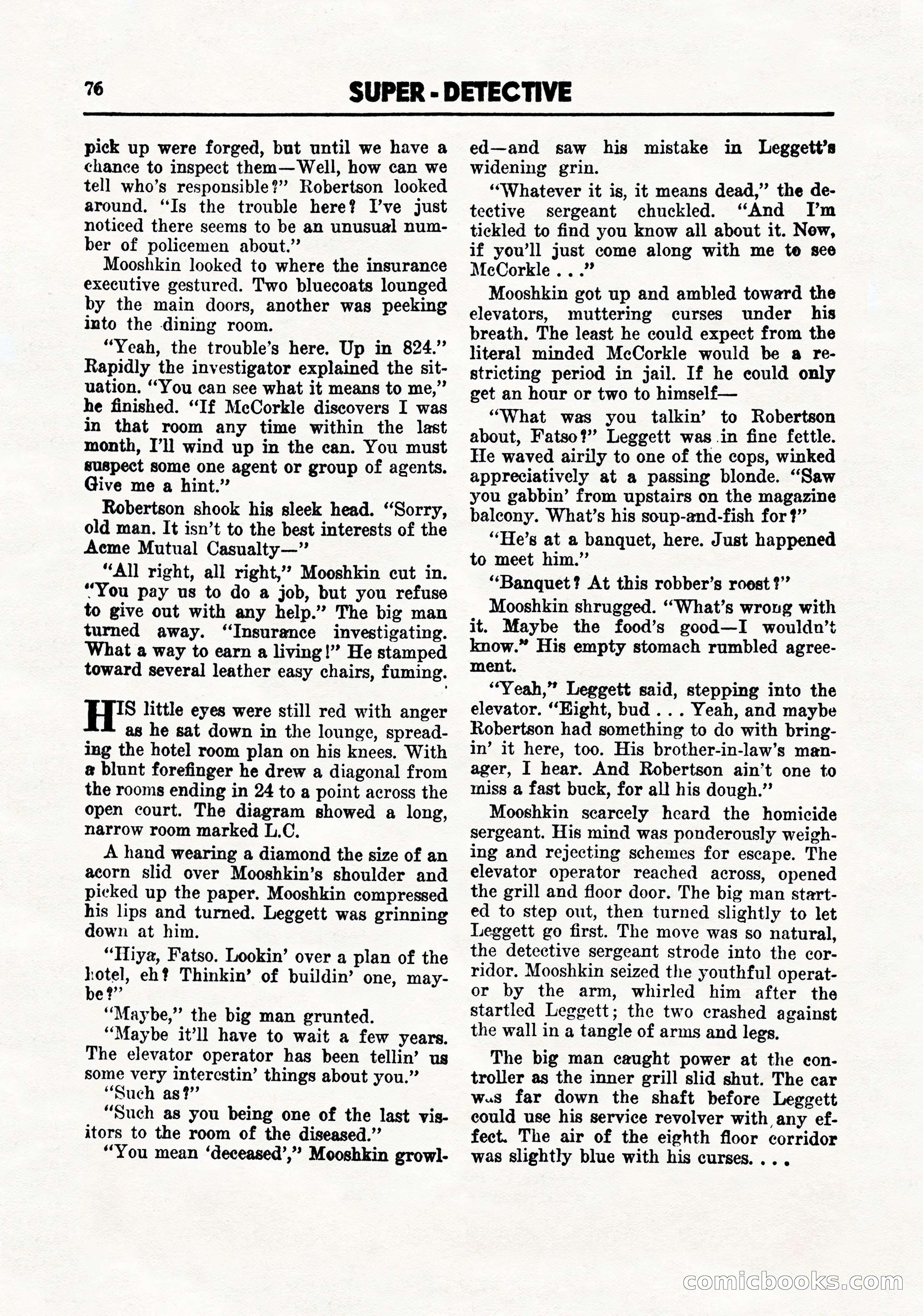 Super-Detective, September 1944 — page 78 of 100