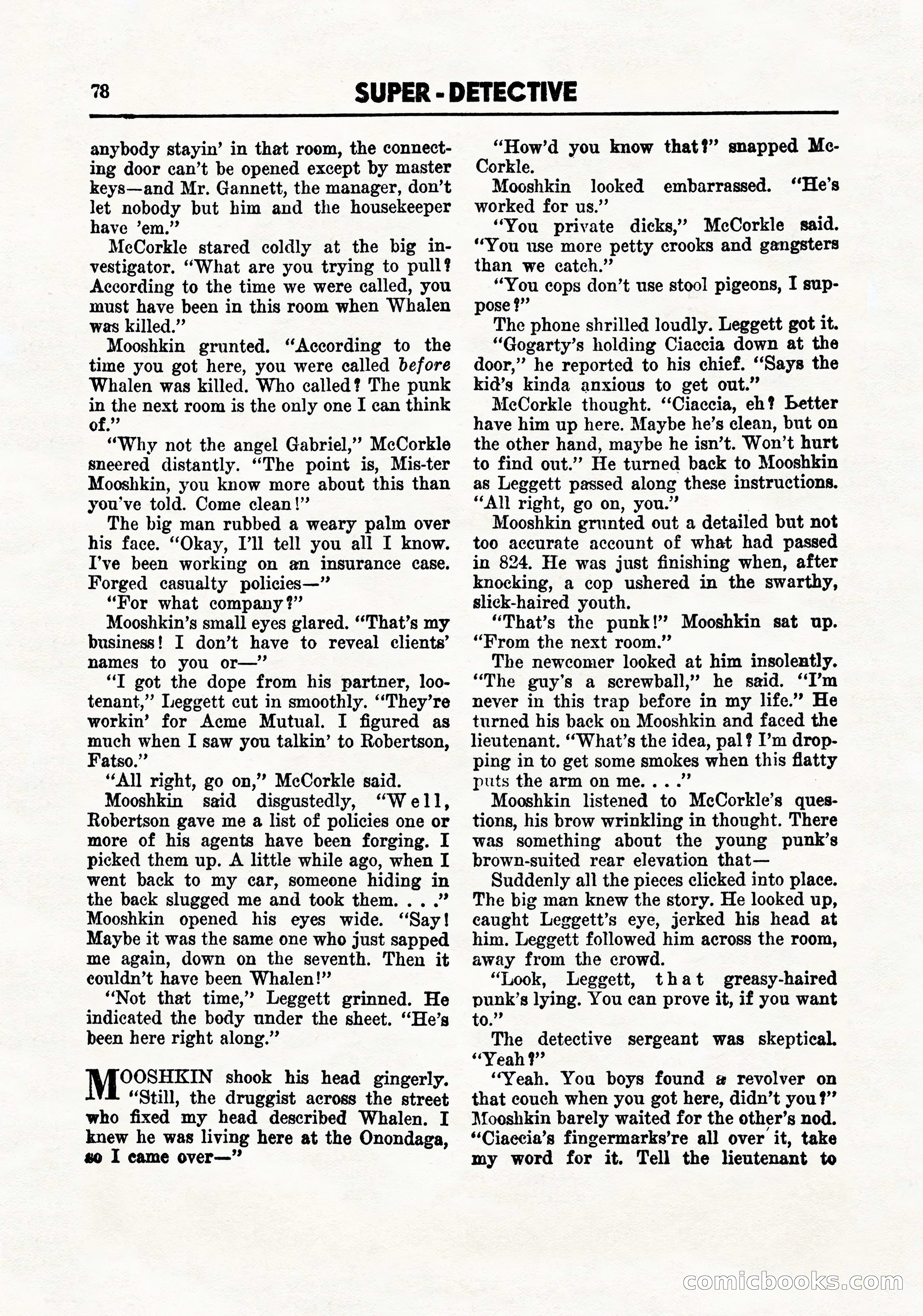 Super-Detective, September 1944 — page 80 of 100