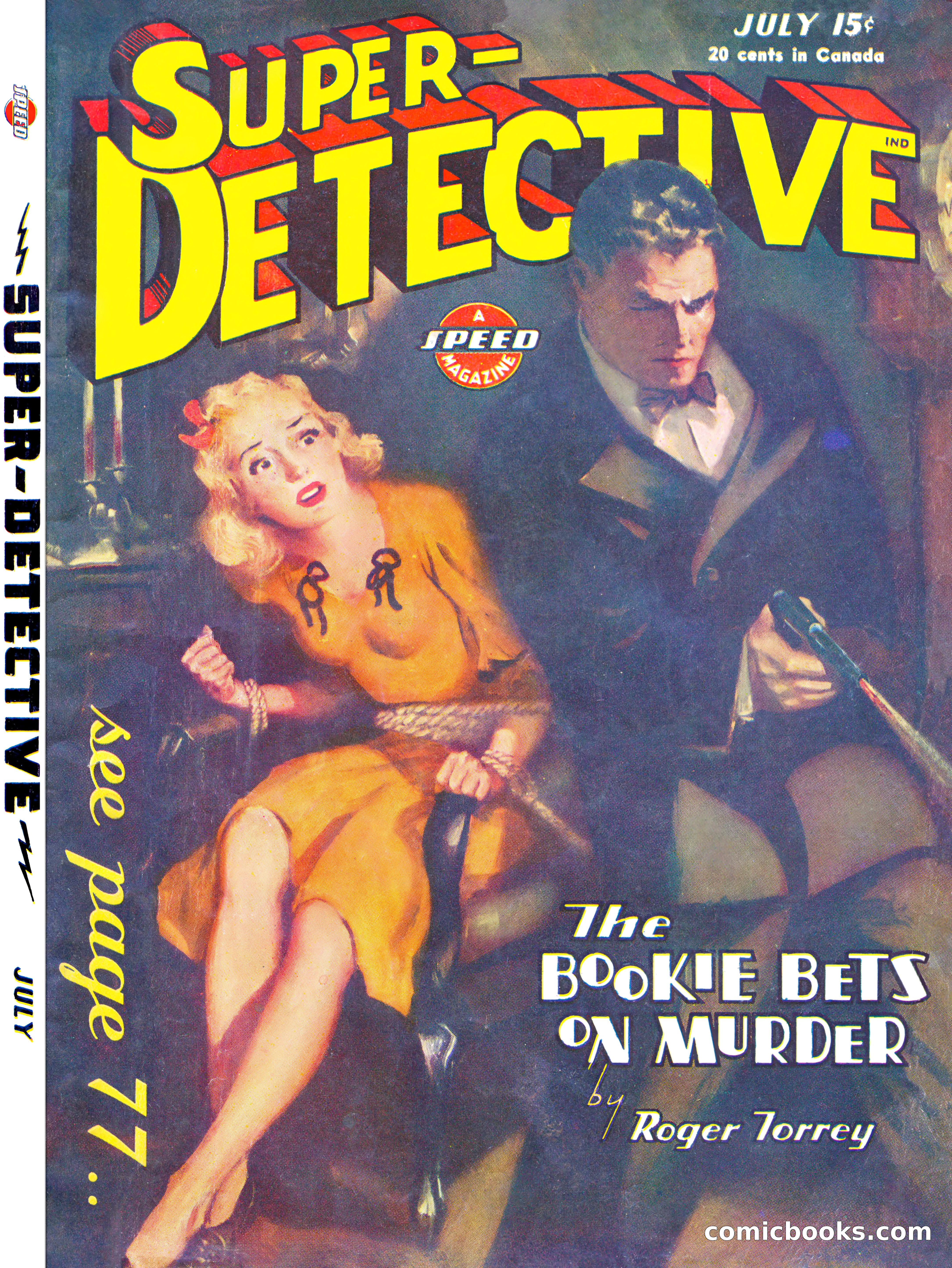 Super-Detective, July 1945 — page 1 of 100