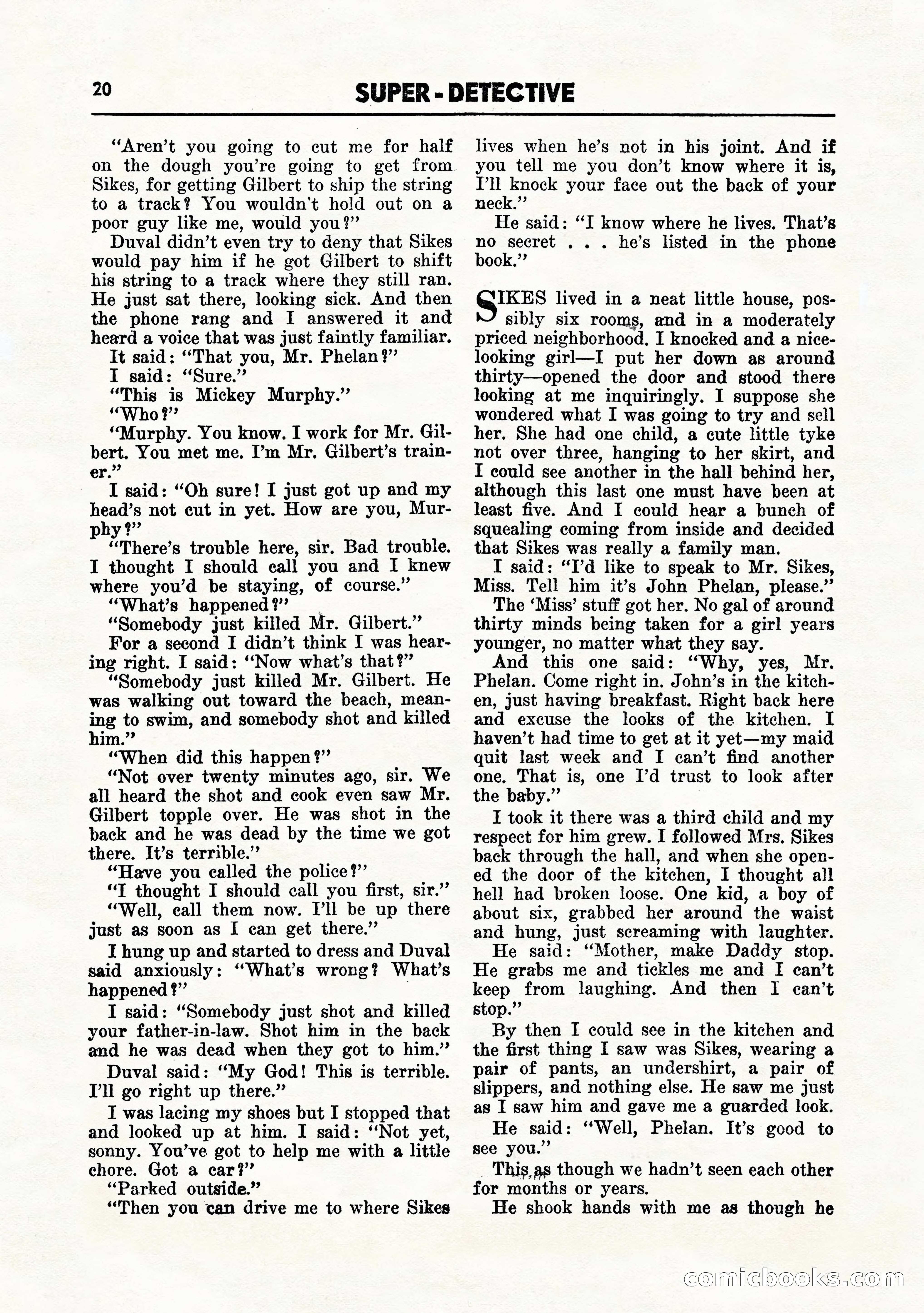 Super-Detective, July 1945 — page 22 of 100