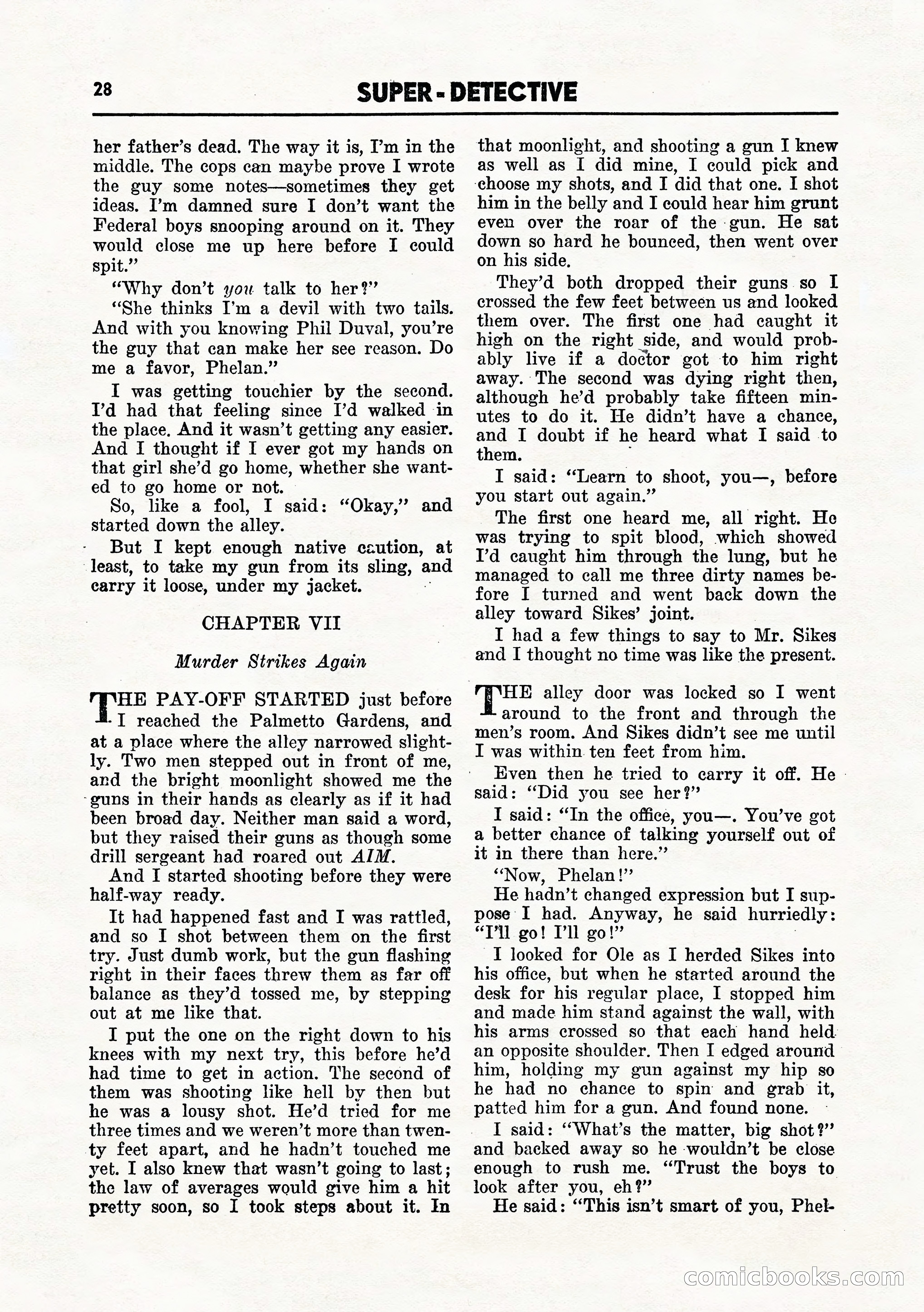Super-Detective, July 1945 — page 30 of 100