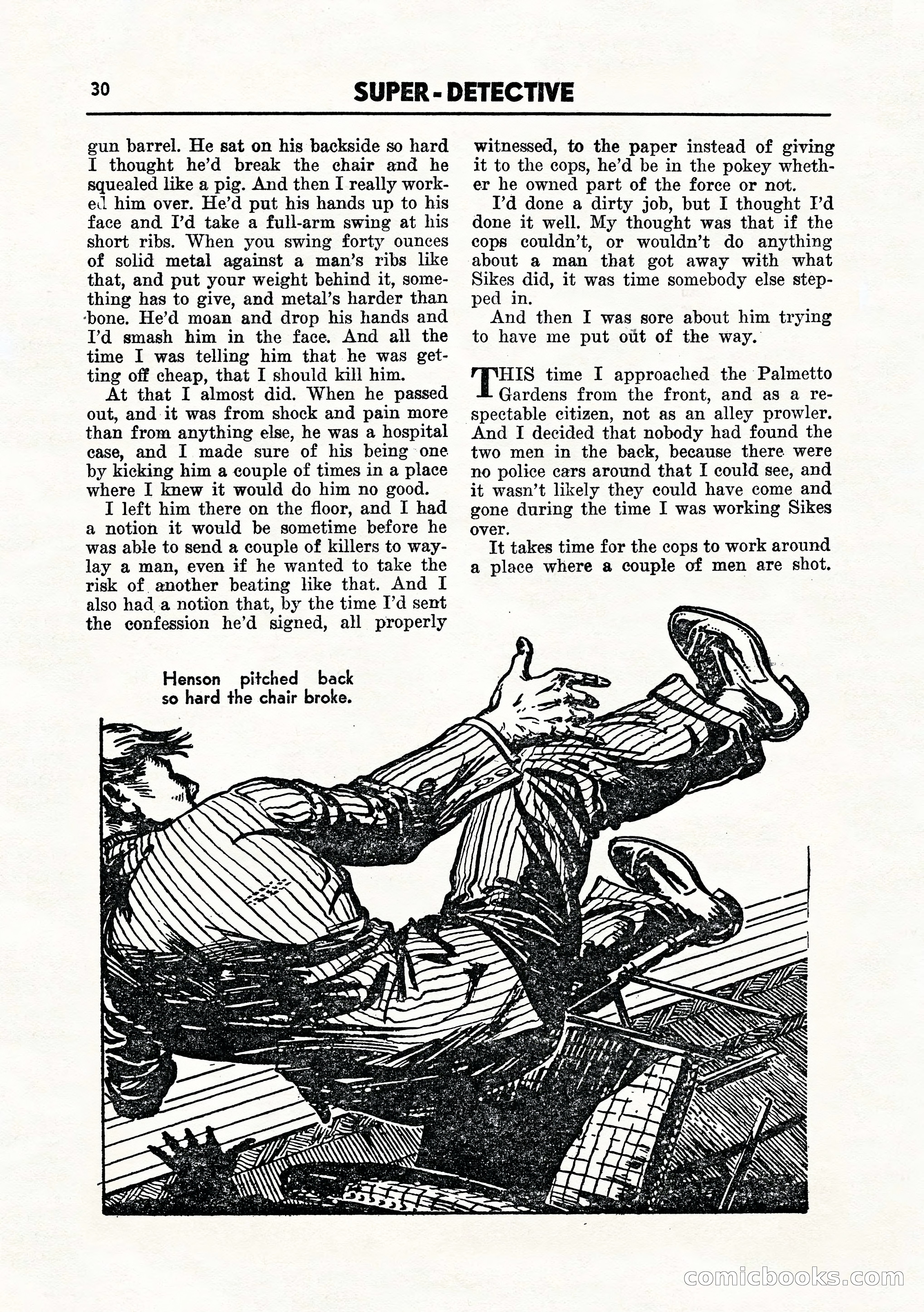 Super-Detective, July 1945 — page 32 of 100