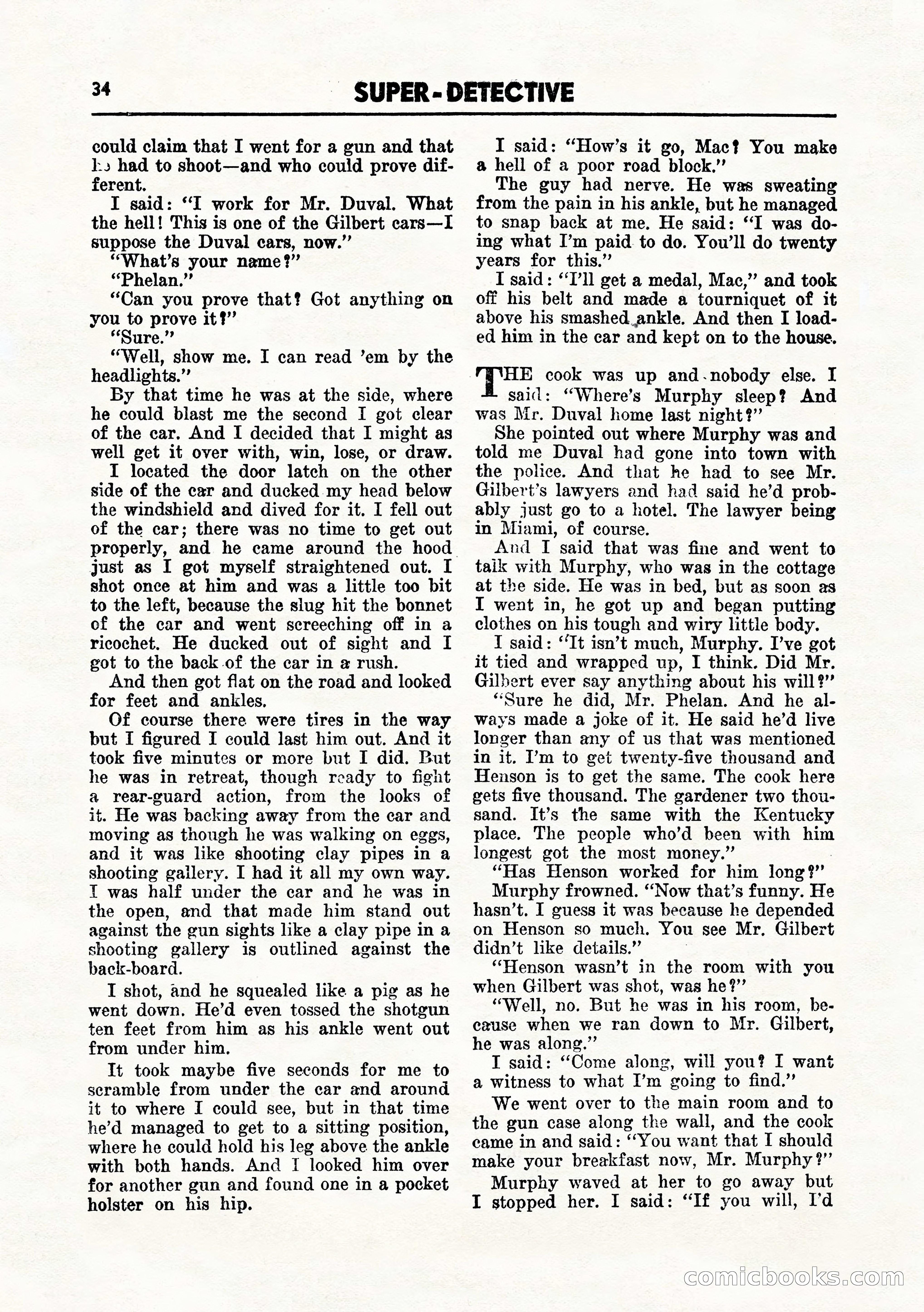 Super-Detective, July 1945 — page 36 of 100