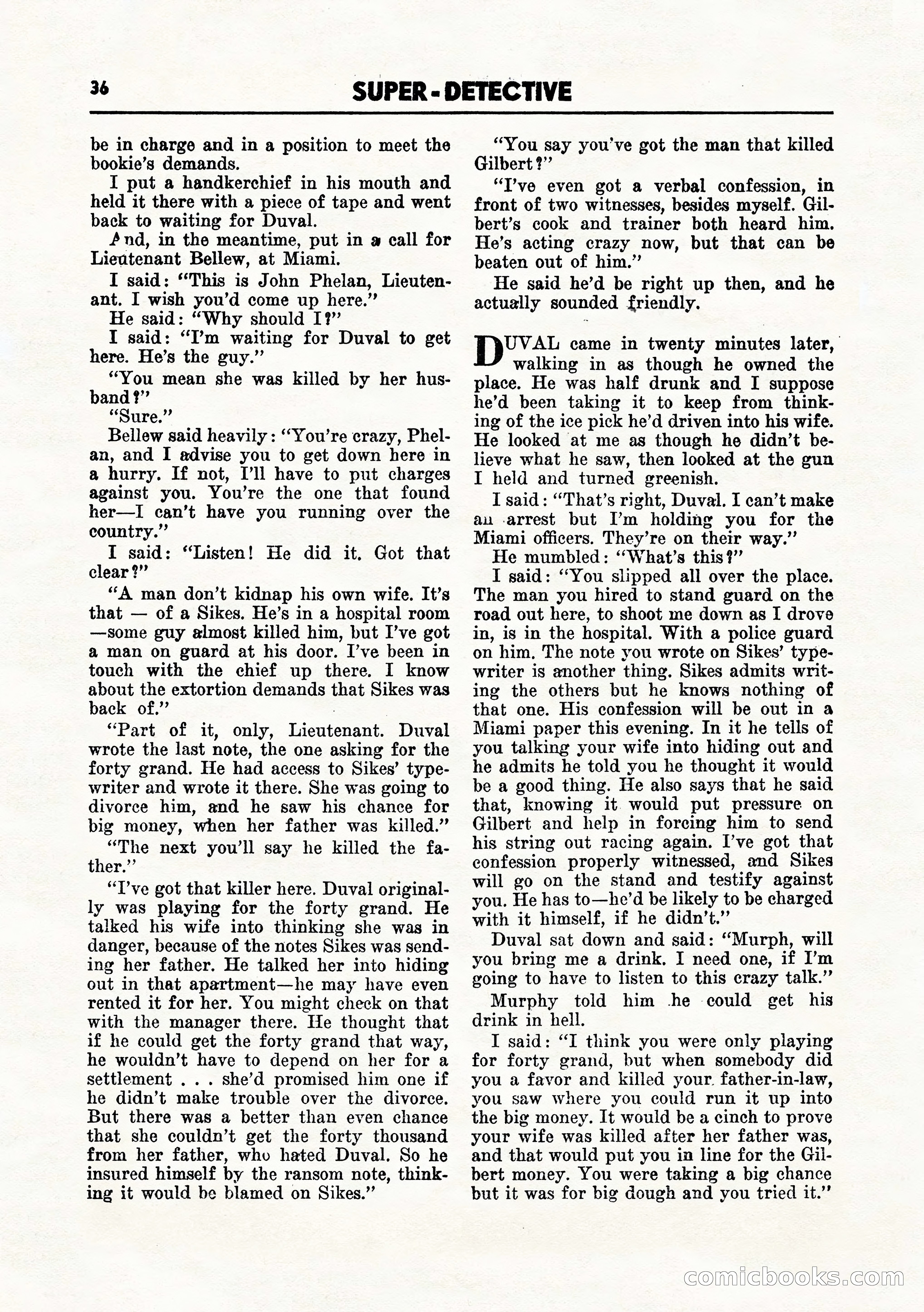 Super-Detective, July 1945 — page 38 of 100
