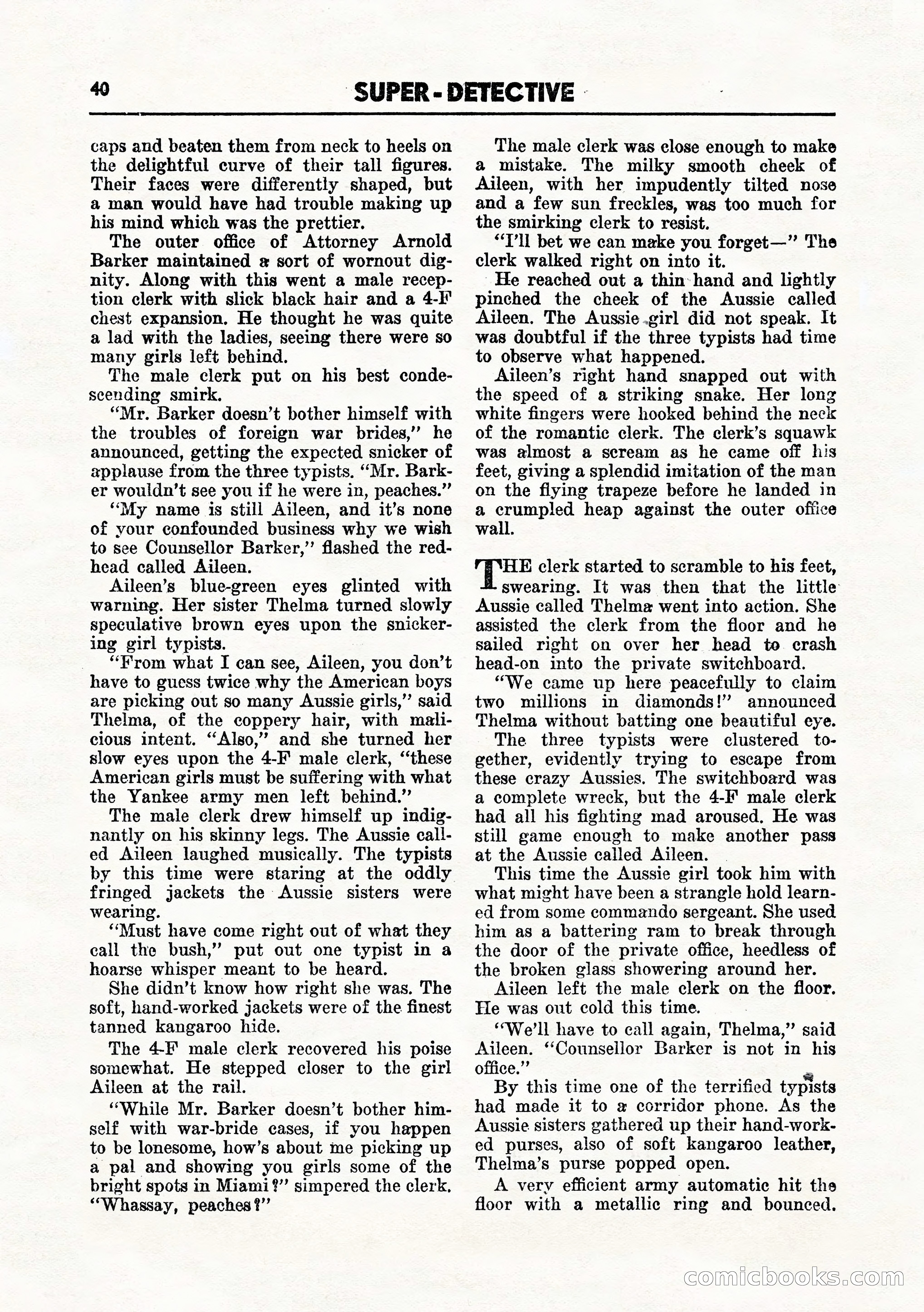 Super-Detective, July 1945 — page 42 of 100