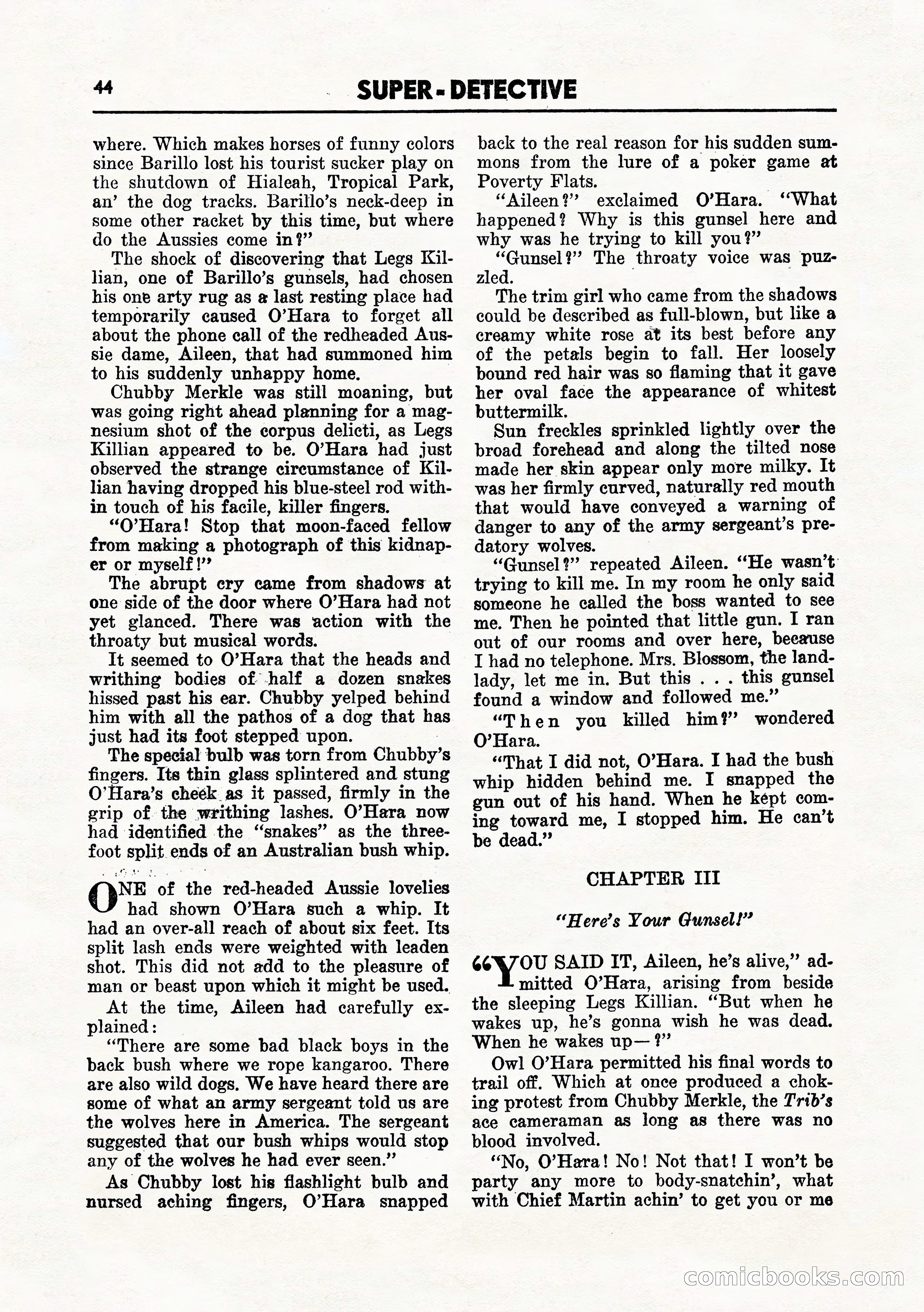 Super-Detective, July 1945 — page 46 of 100