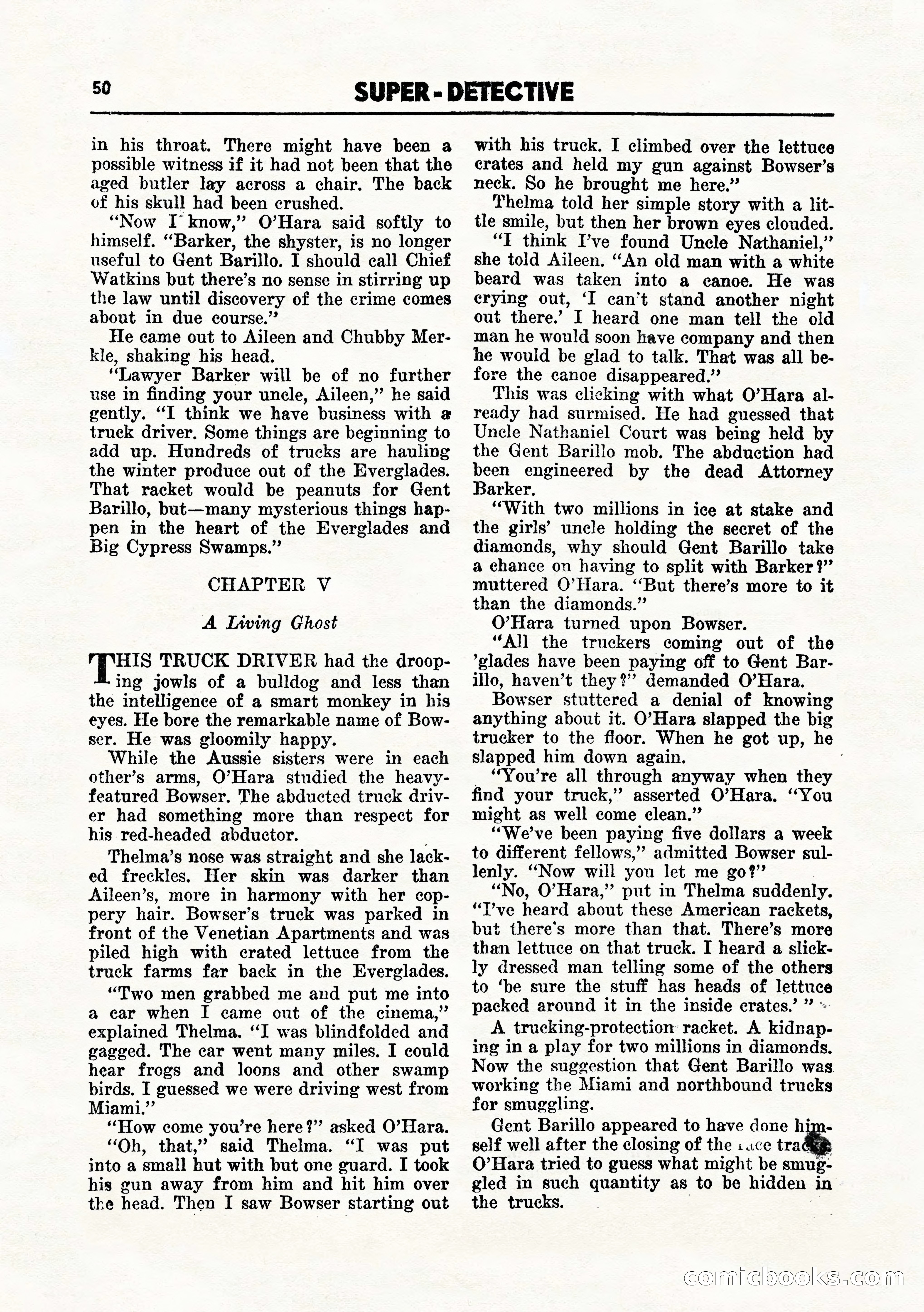 Super-Detective, July 1945 — page 52 of 100