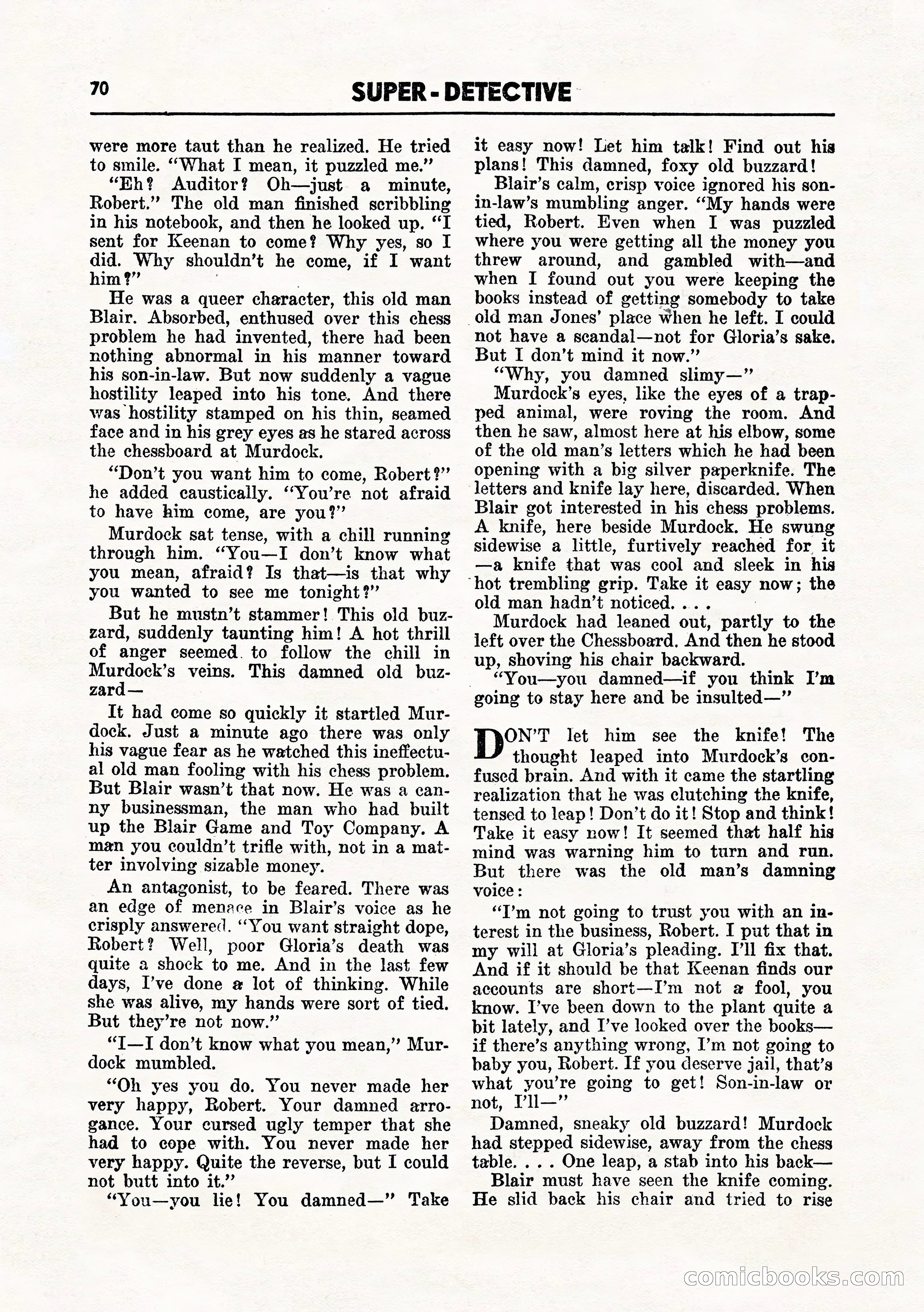 Super-Detective, July 1945 — page 72 of 100