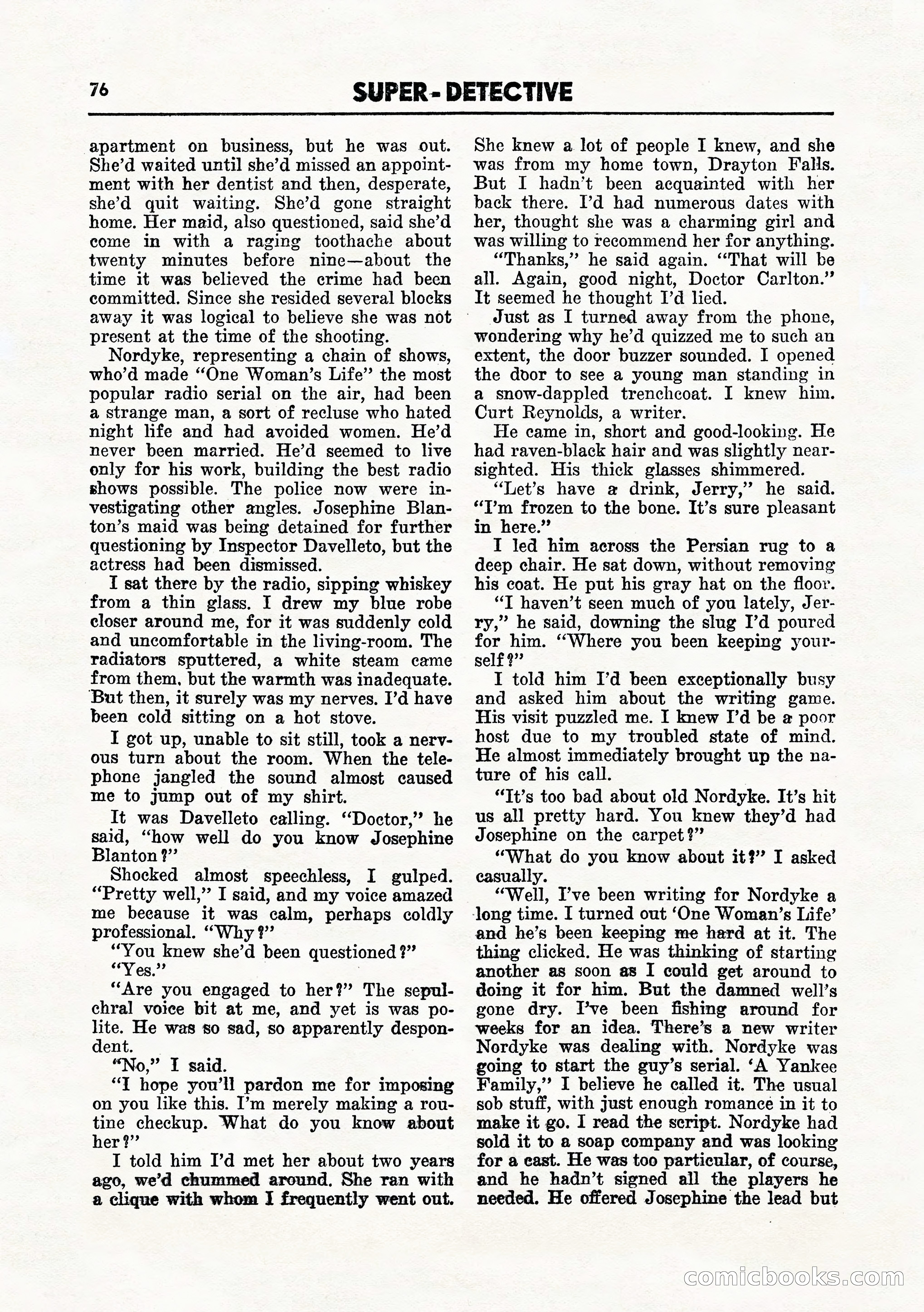 Super-Detective, July 1945 — page 78 of 100