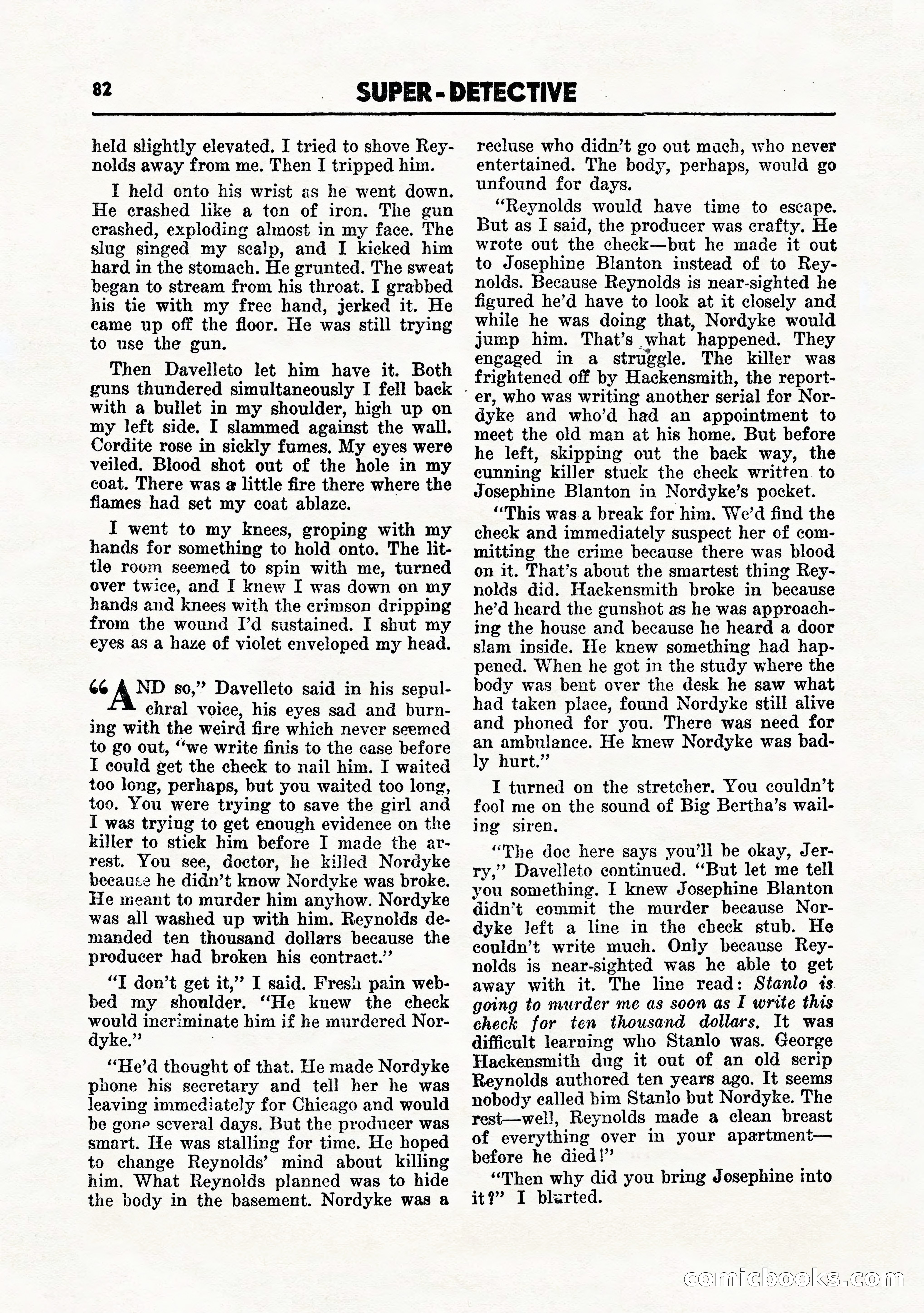 Super-Detective, July 1945 — page 84 of 100