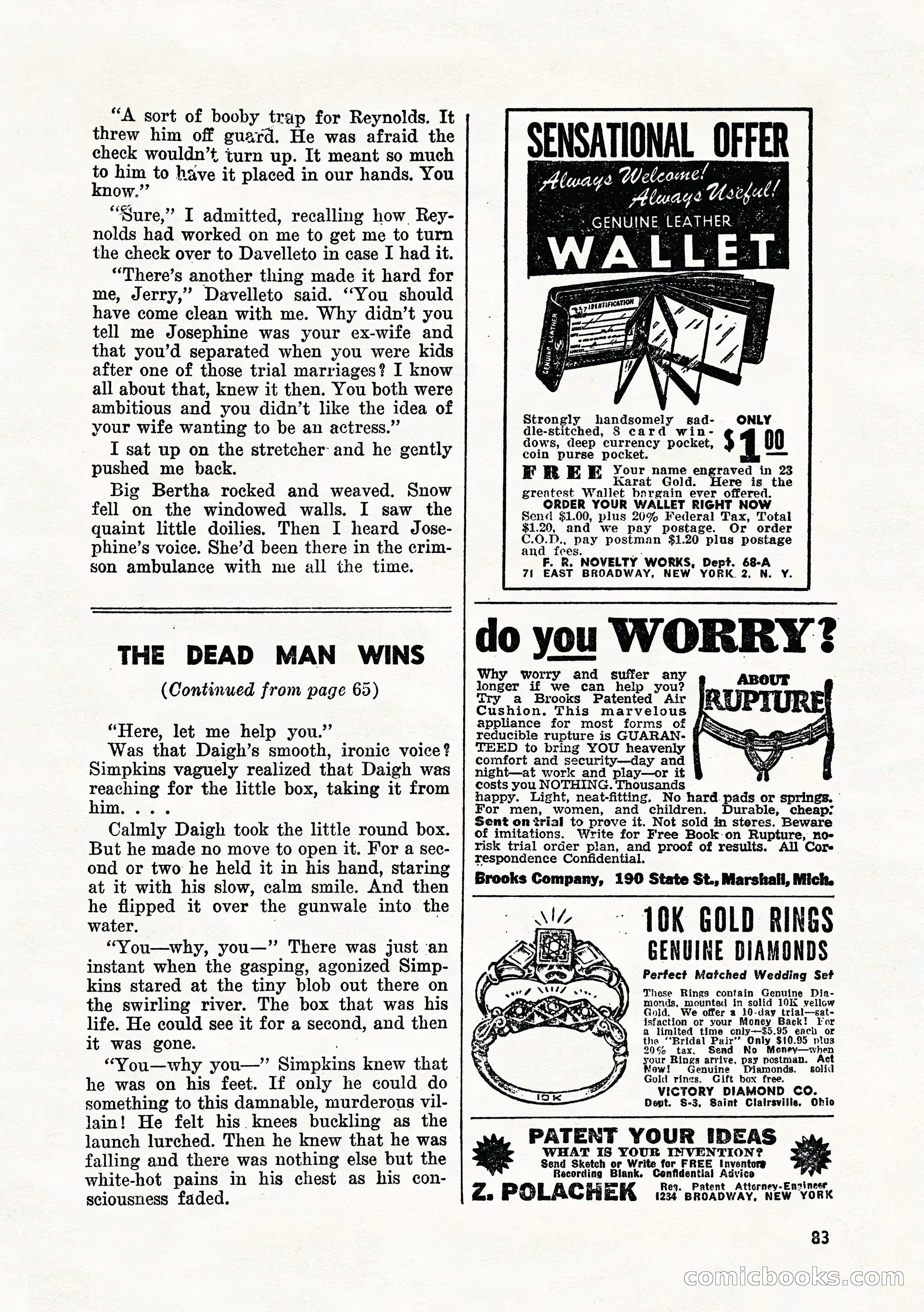 Super-Detective, July 1945 — page 85 of 100