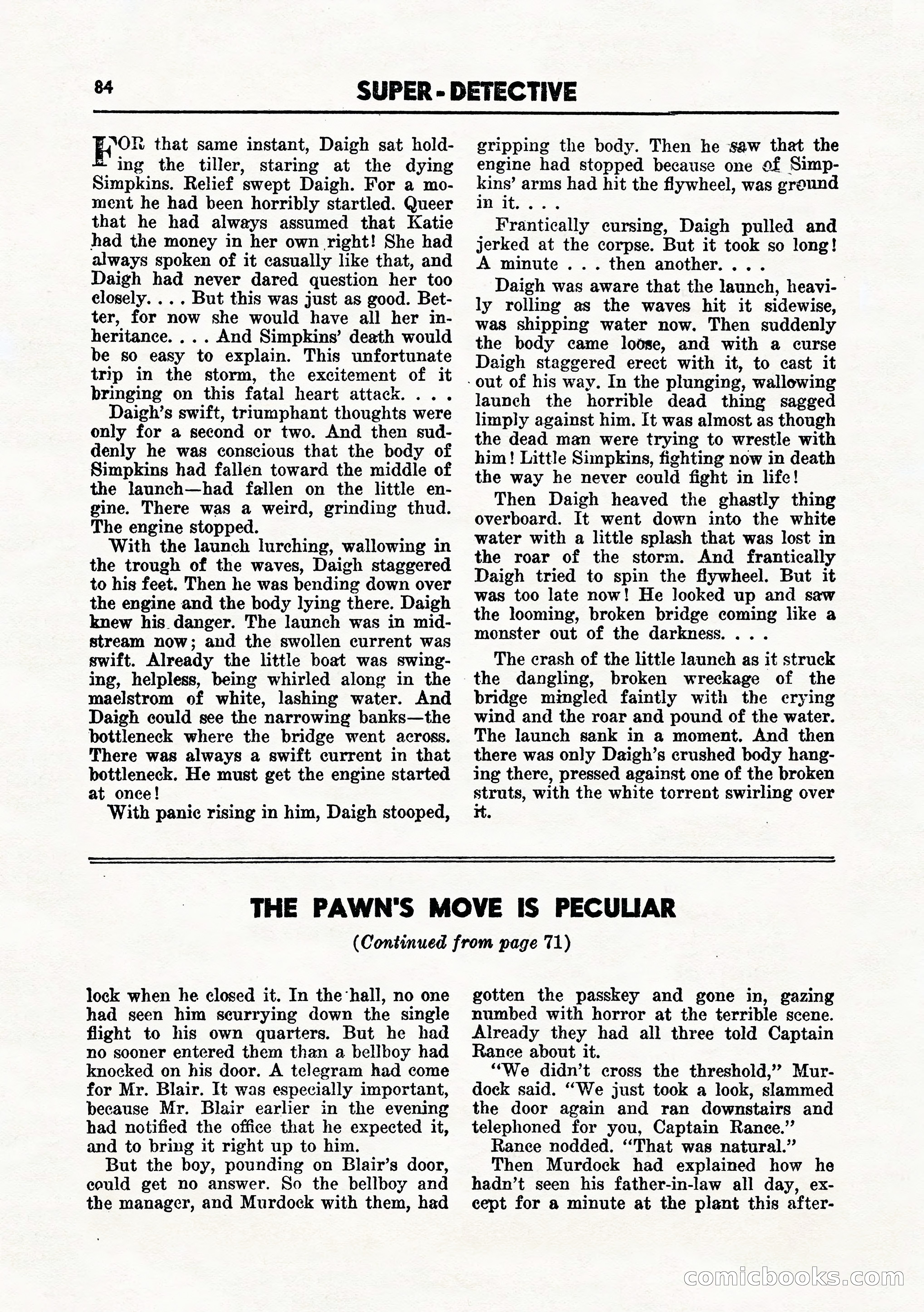 Super-Detective, July 1945 — page 86 of 100