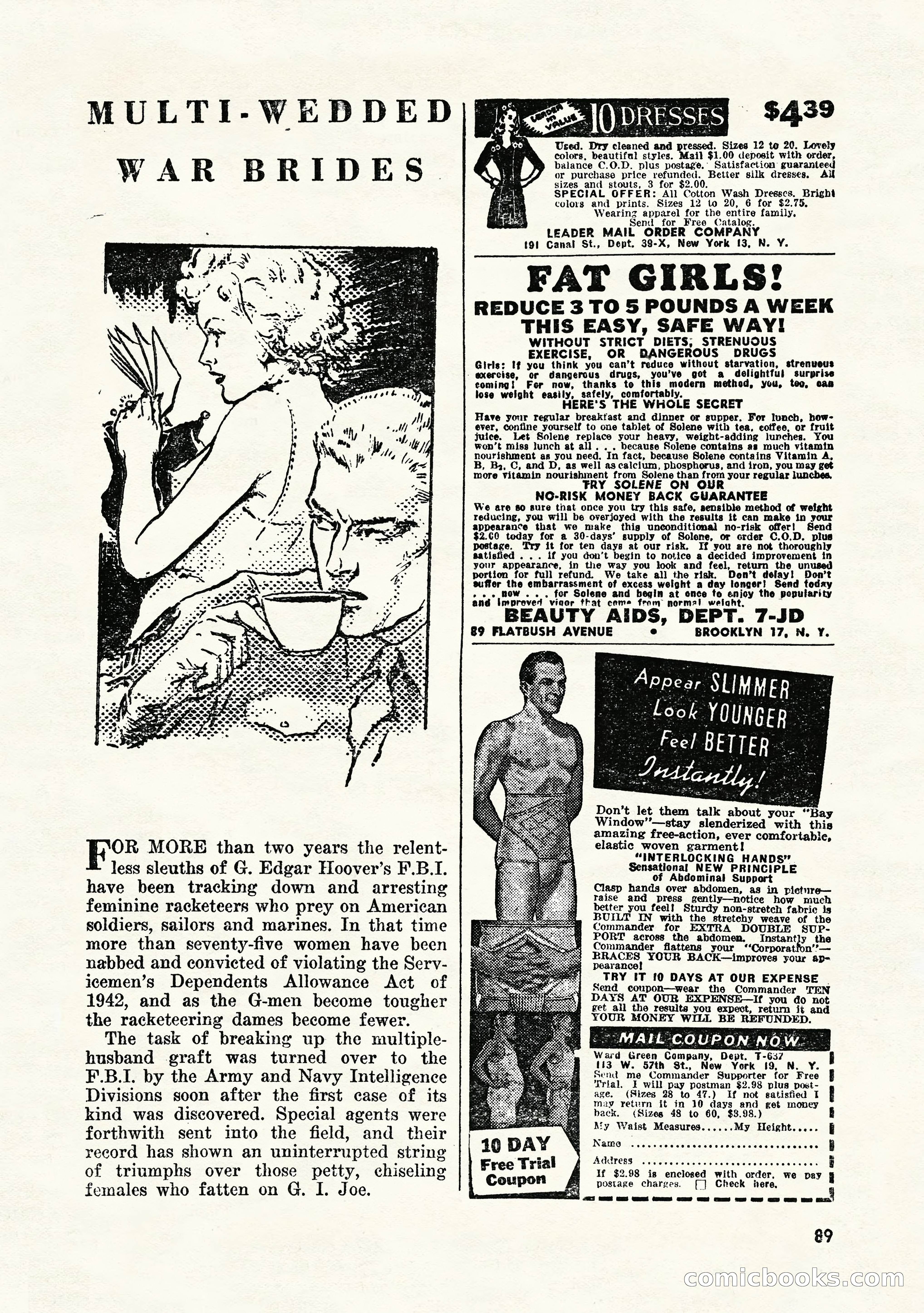 Super-Detective, July 1945 — page 91 of 100