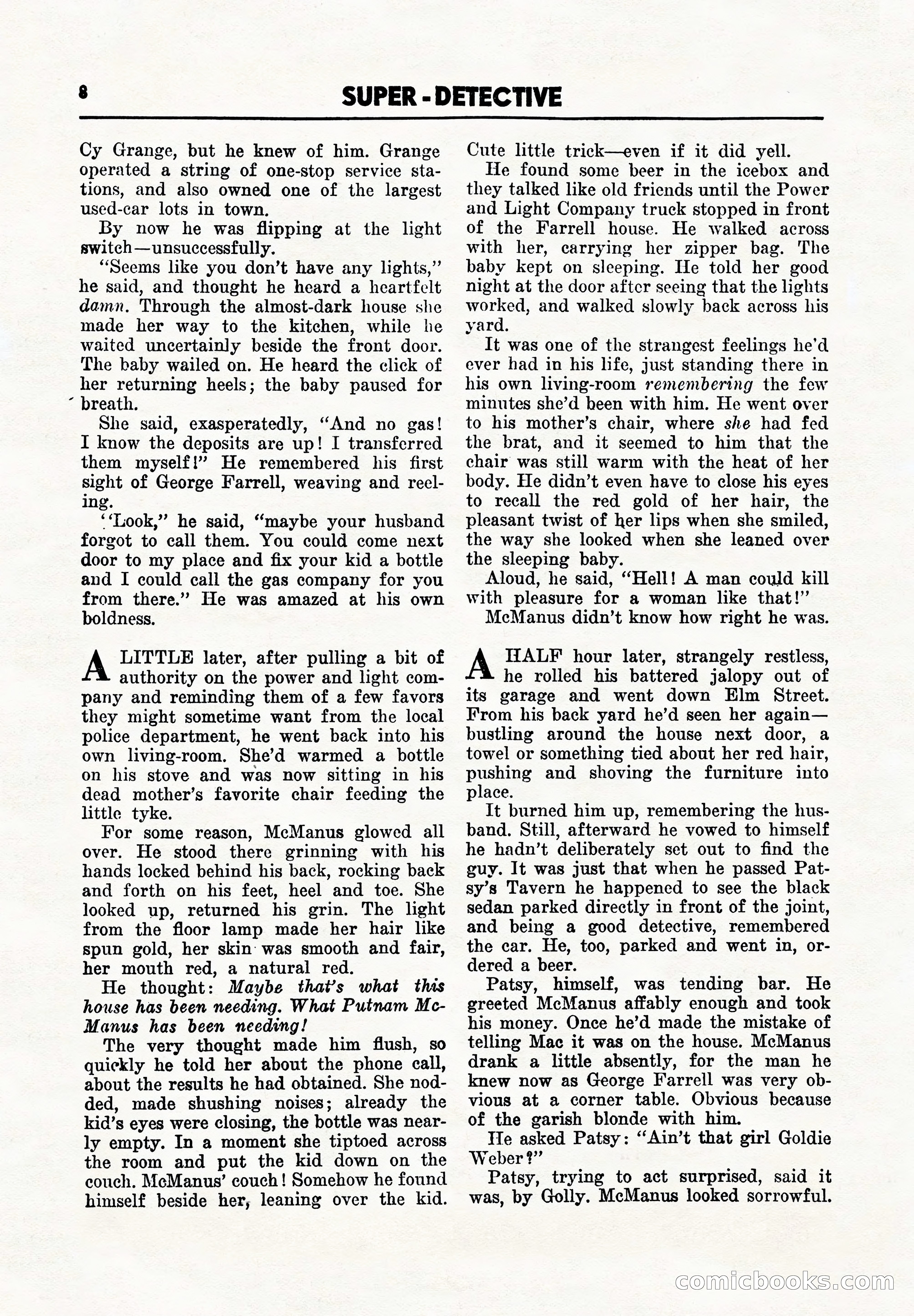 Super Detective, November 1945 — page 10 of 100