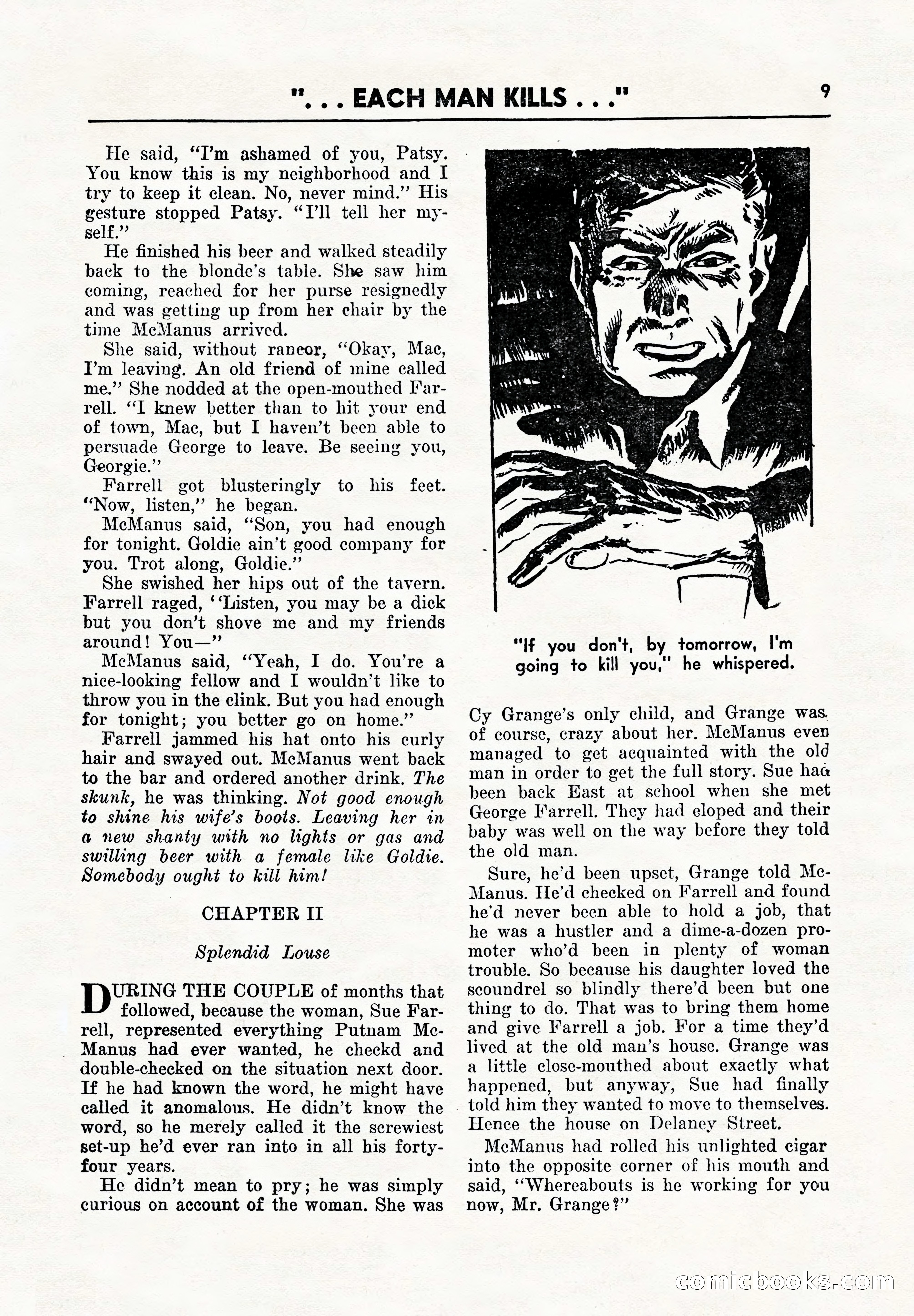 Super Detective, November 1945 — page 11 of 100