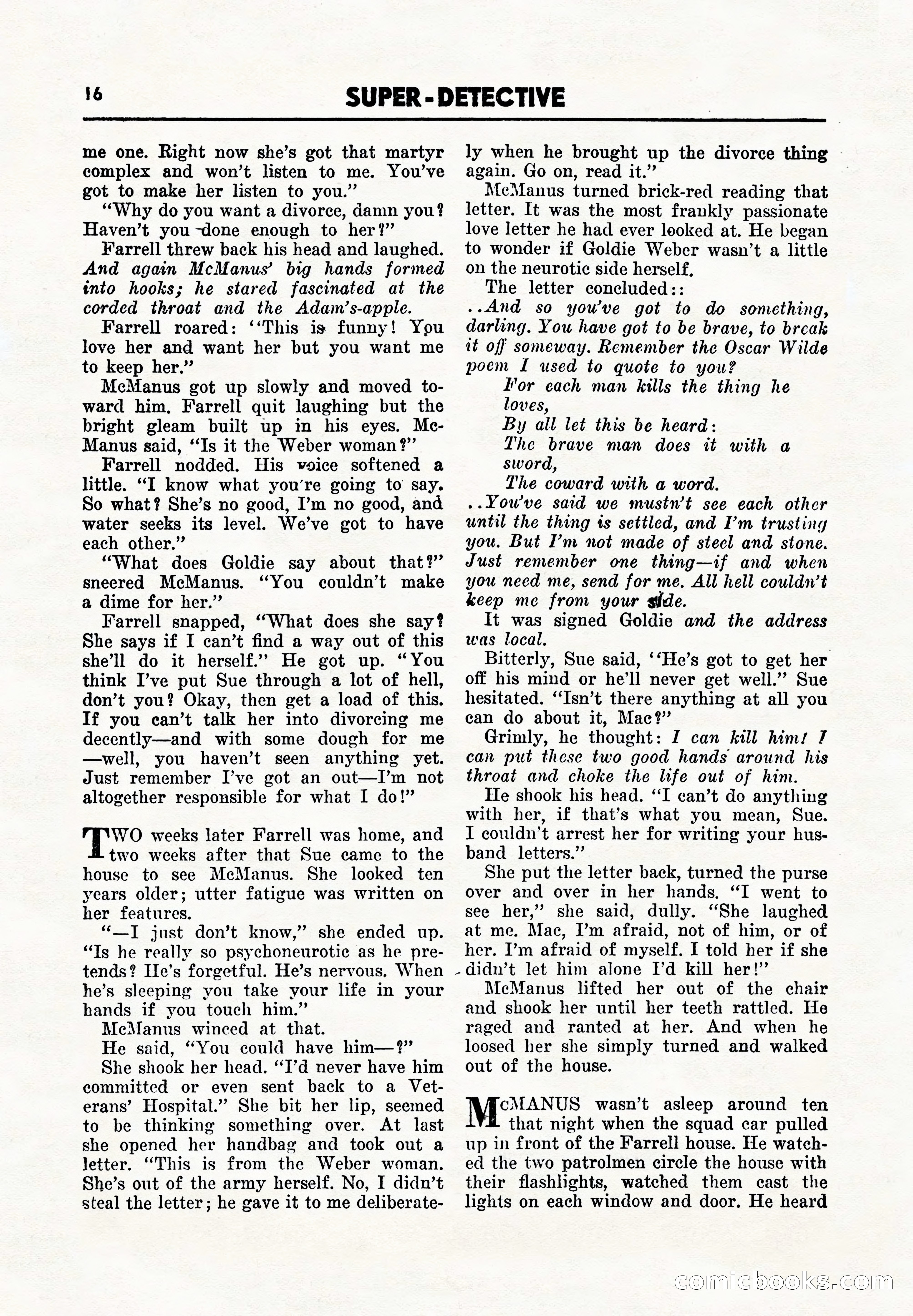 Super Detective, November 1945 — page 18 of 100