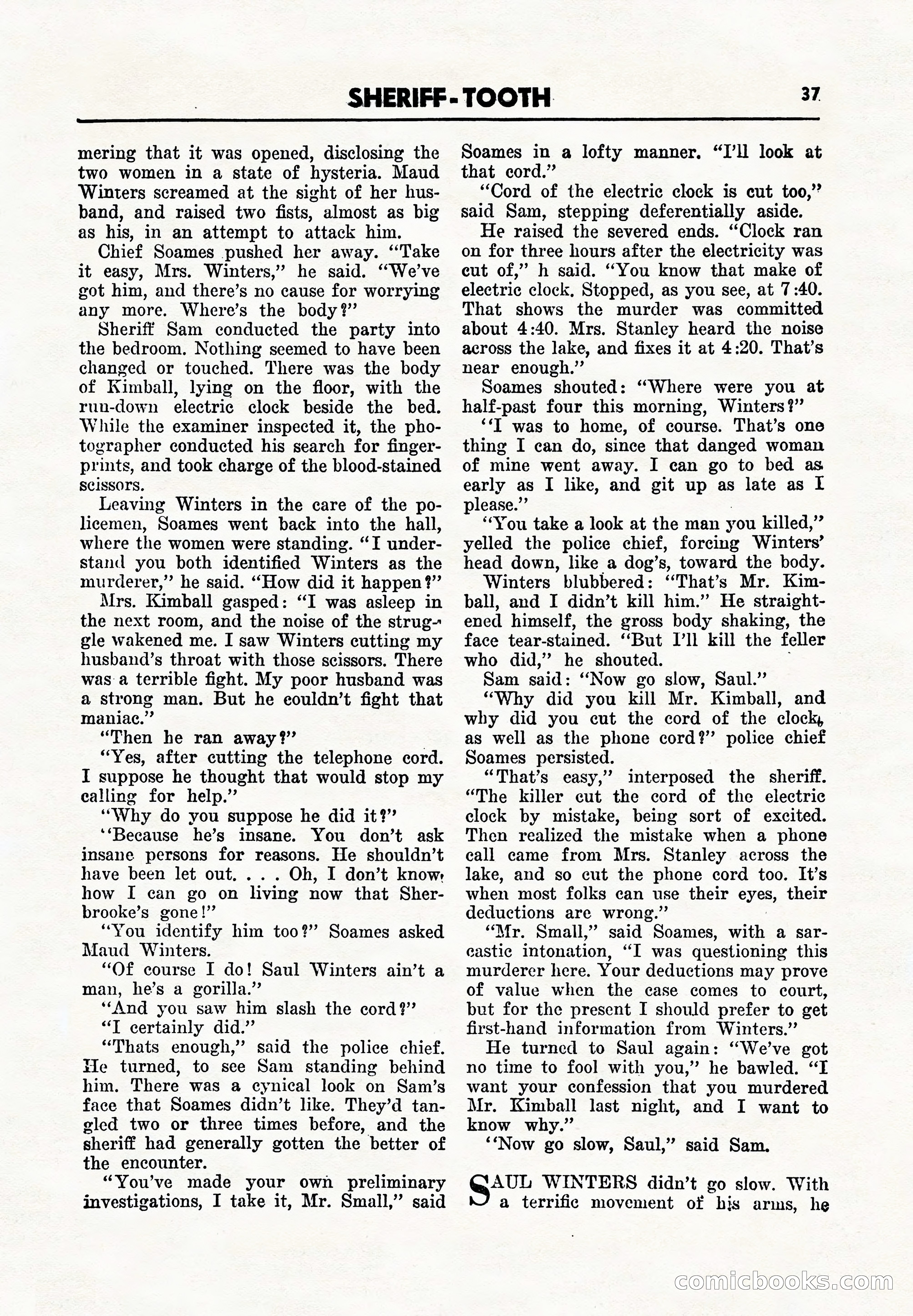Super Detective, November 1945 — page 39 of 100