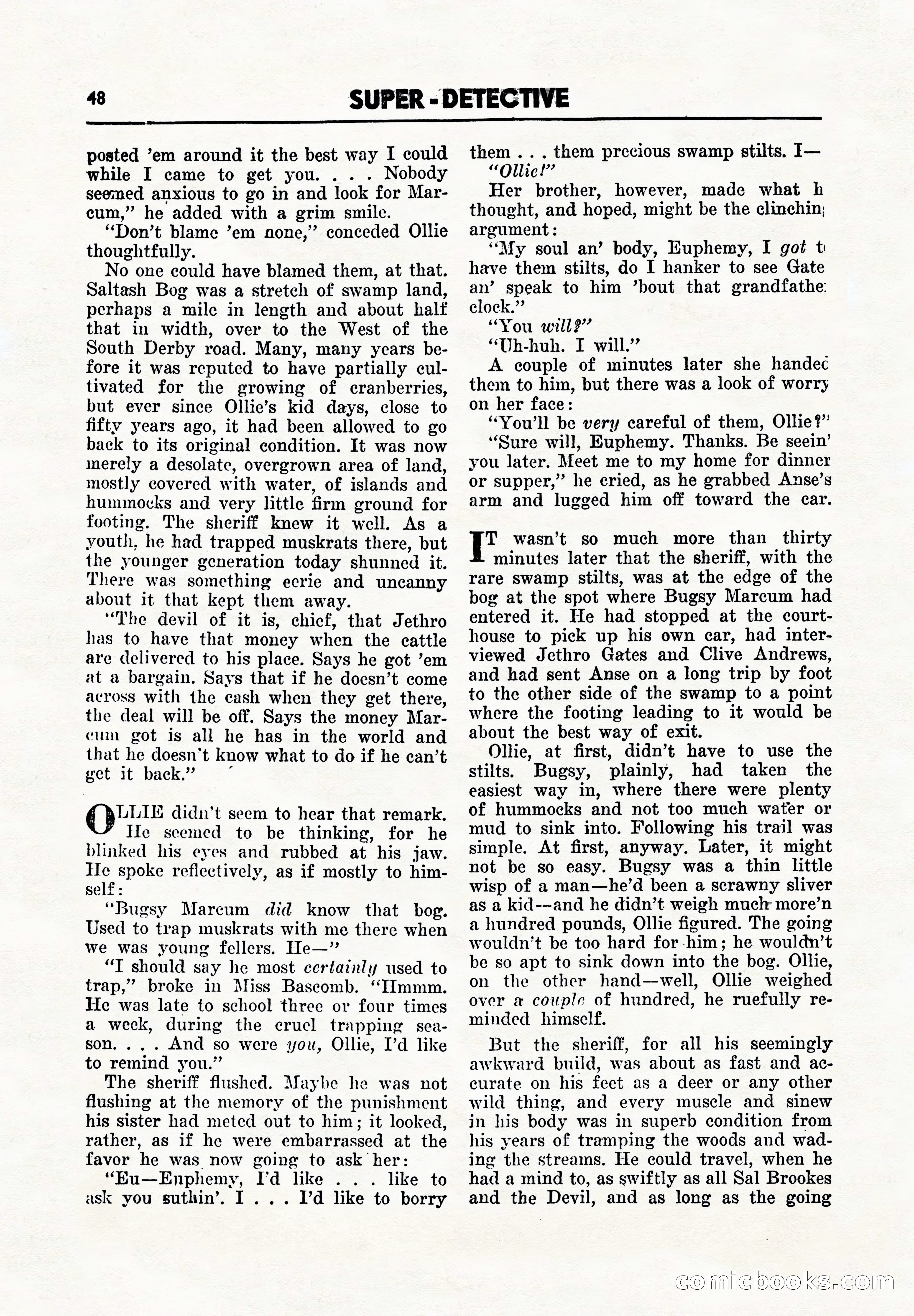 Super Detective, November 1945 — page 50 of 100