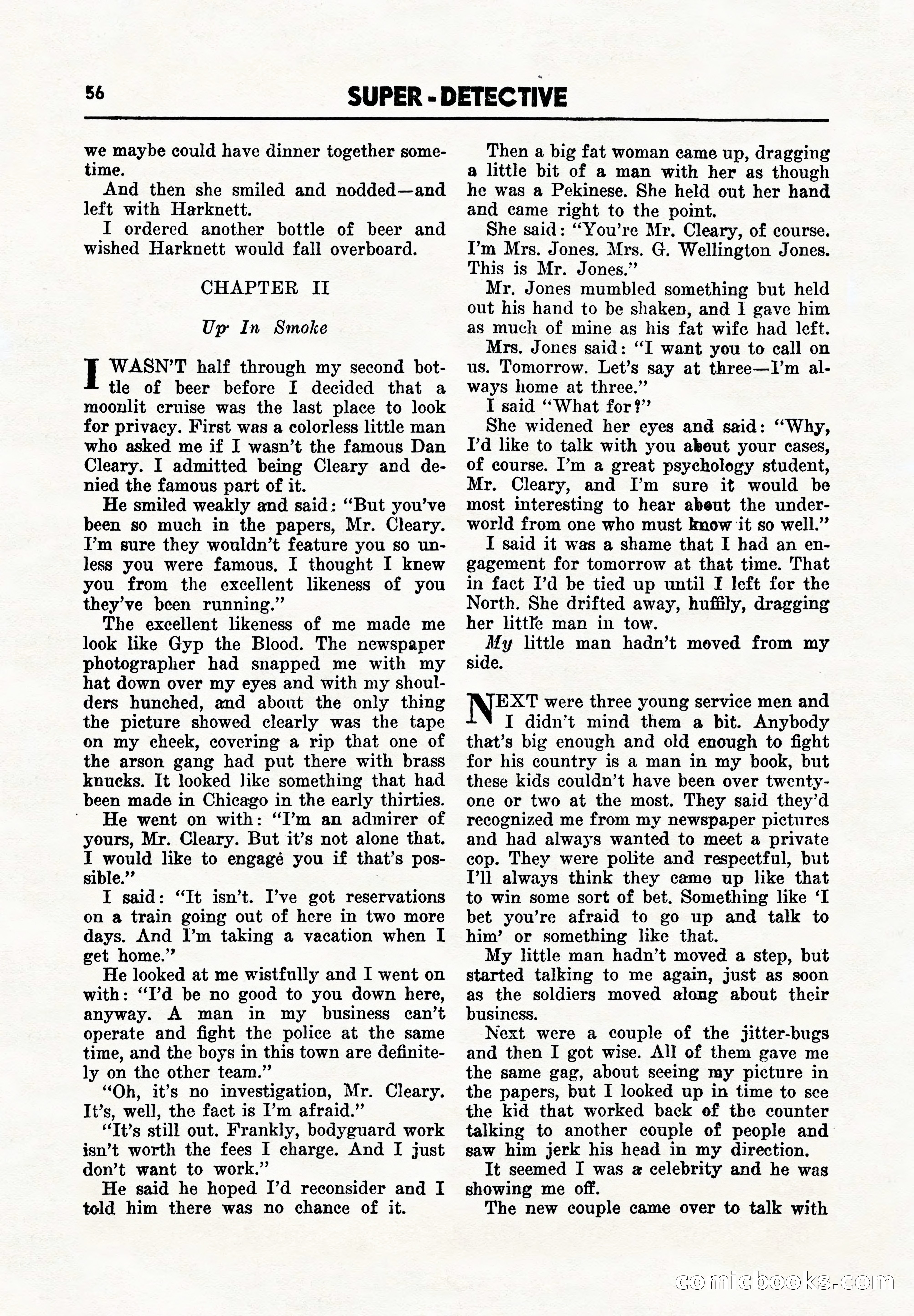 Super Detective, November 1945 — page 58 of 100