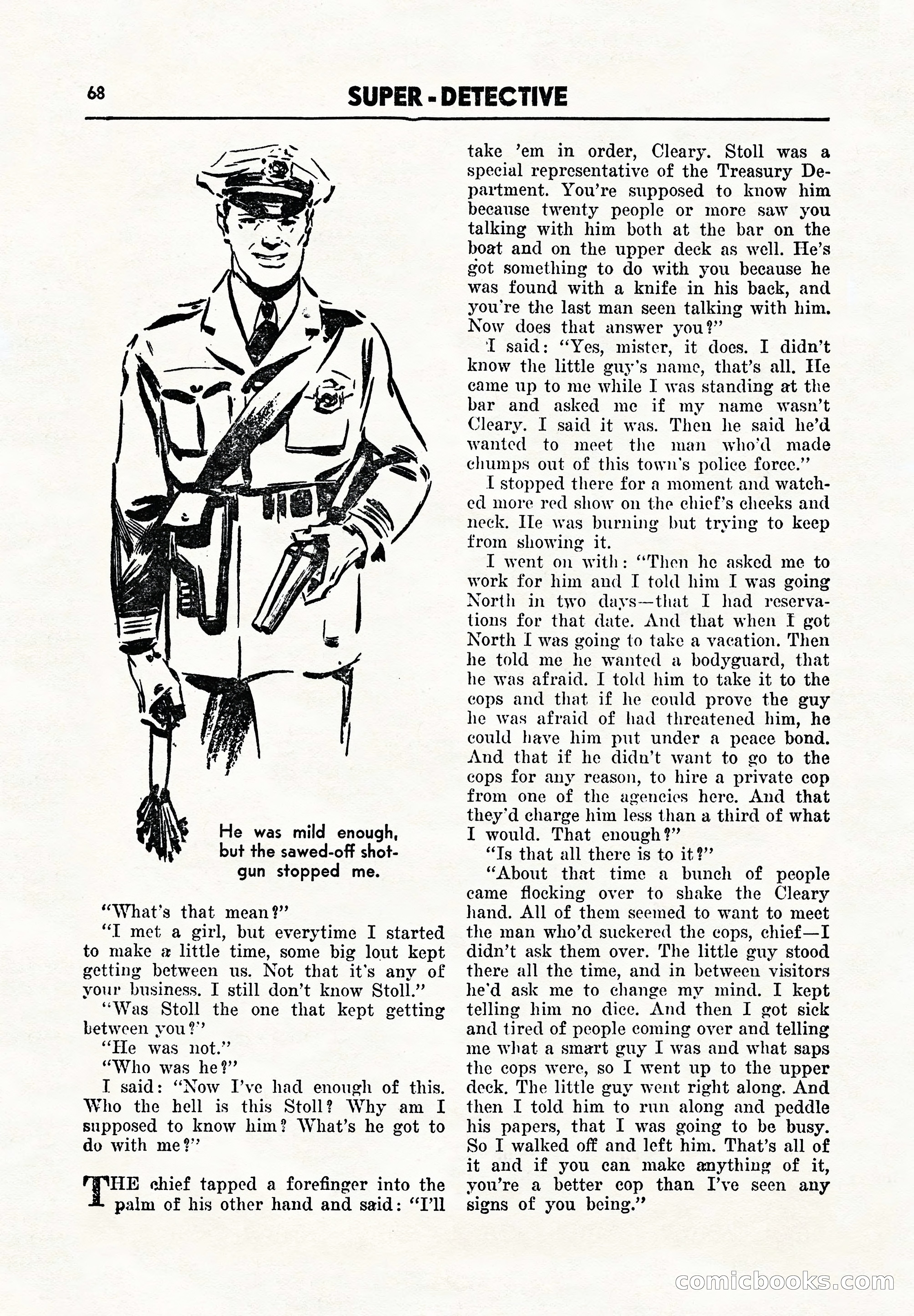 Super Detective, November 1945 — page 70 of 100