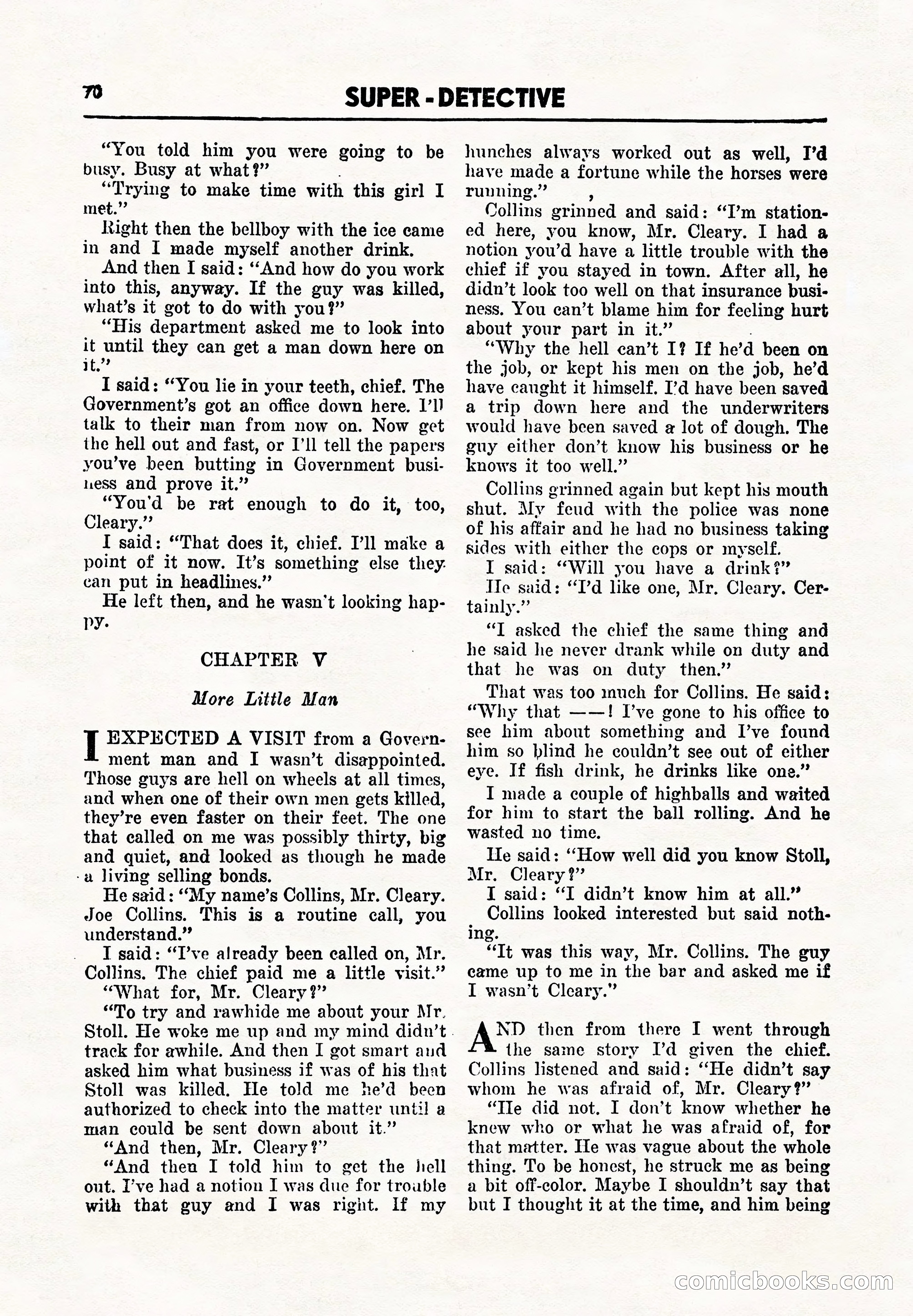 Super Detective, November 1945 — page 72 of 100