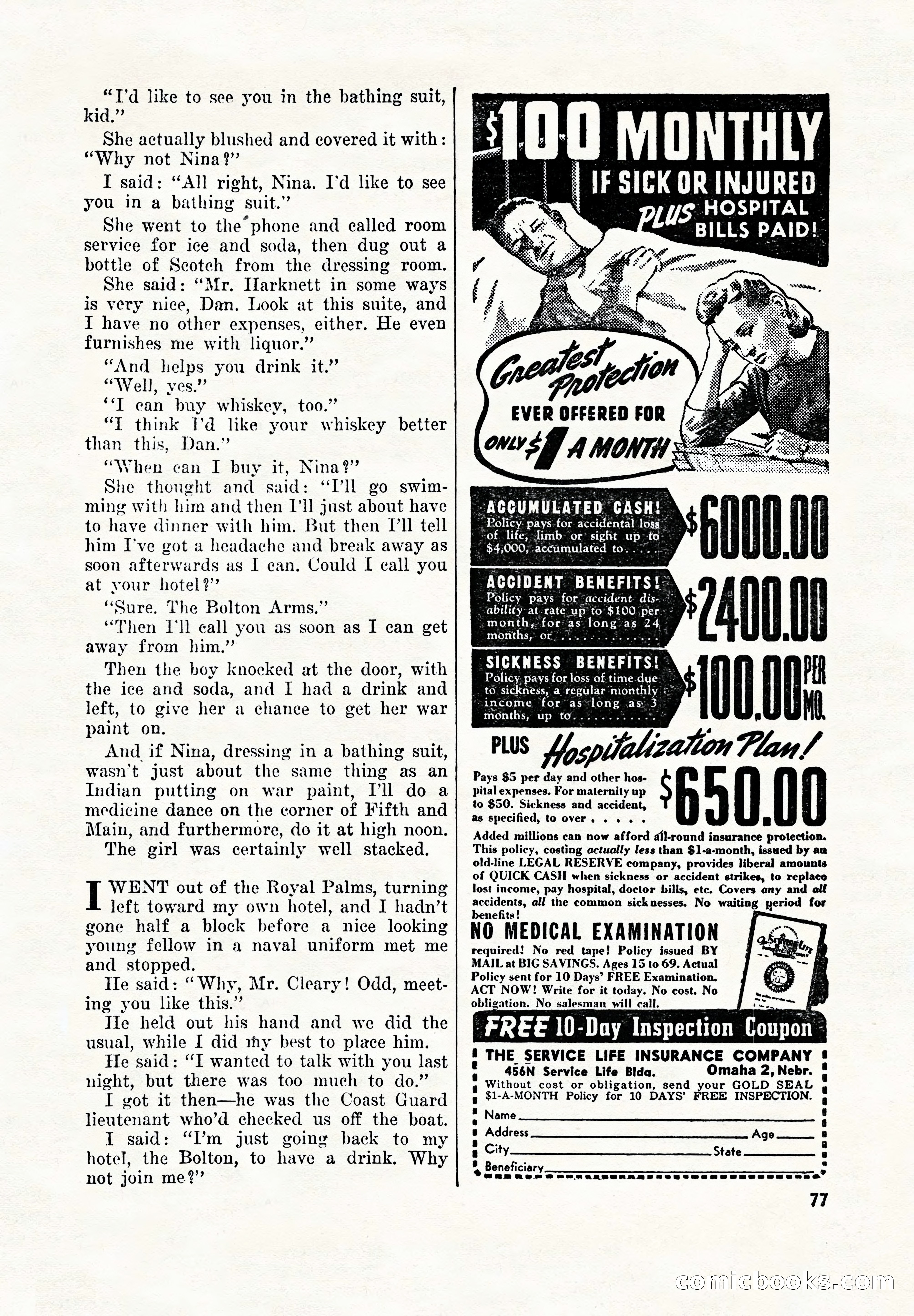 Super Detective, November 1945 — page 79 of 100