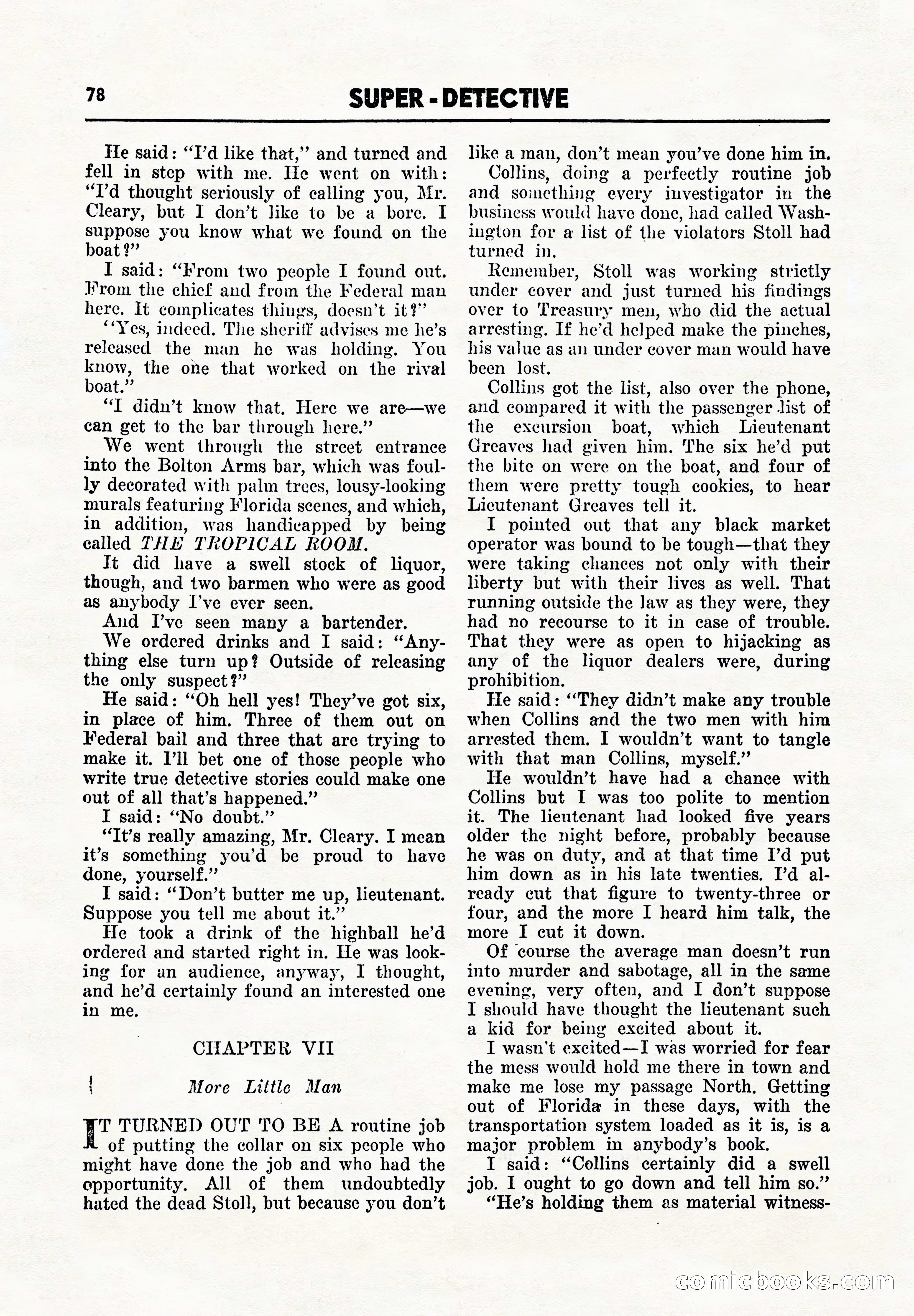 Super Detective, November 1945 — page 80 of 100