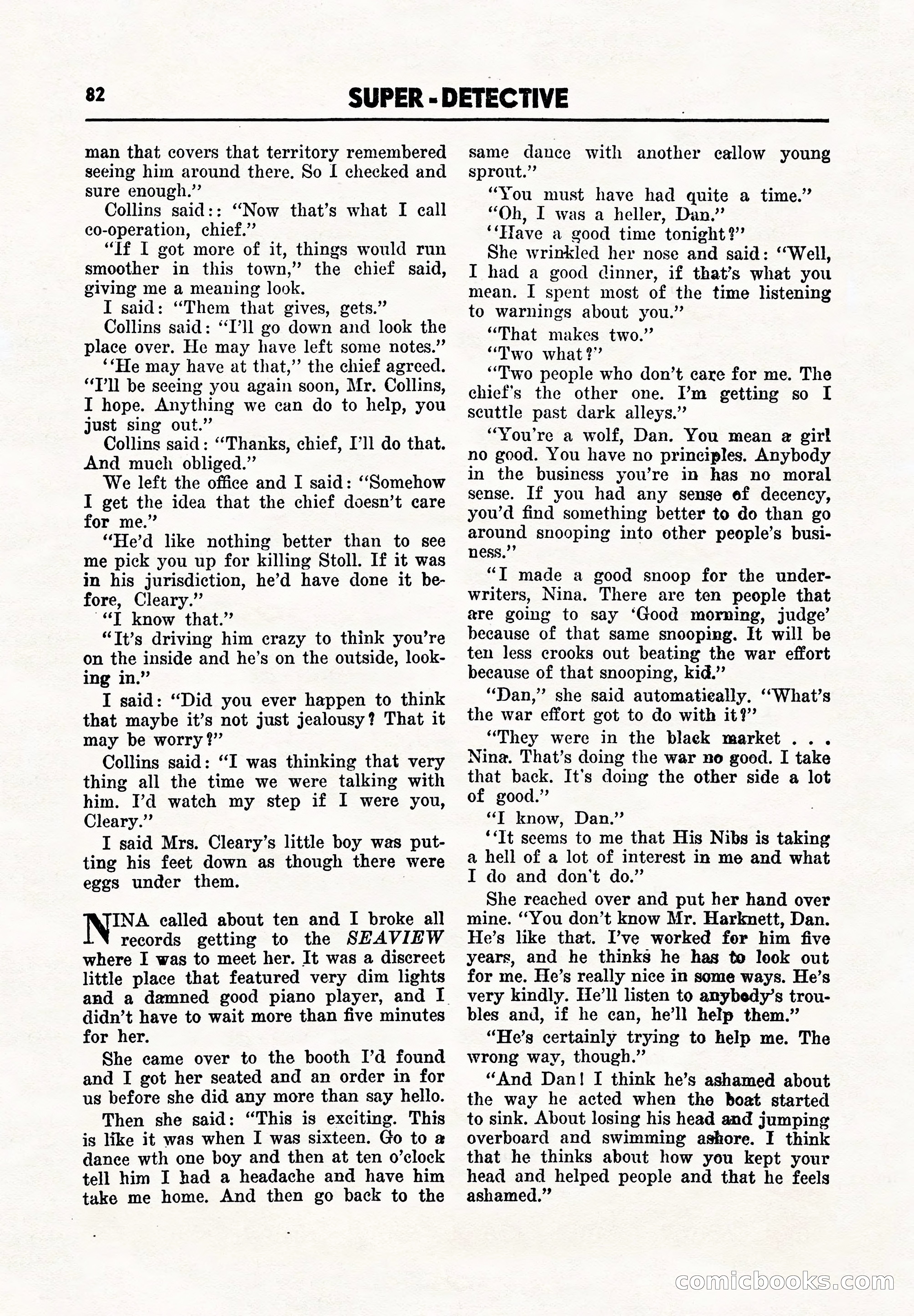 Super Detective, November 1945 — page 84 of 100