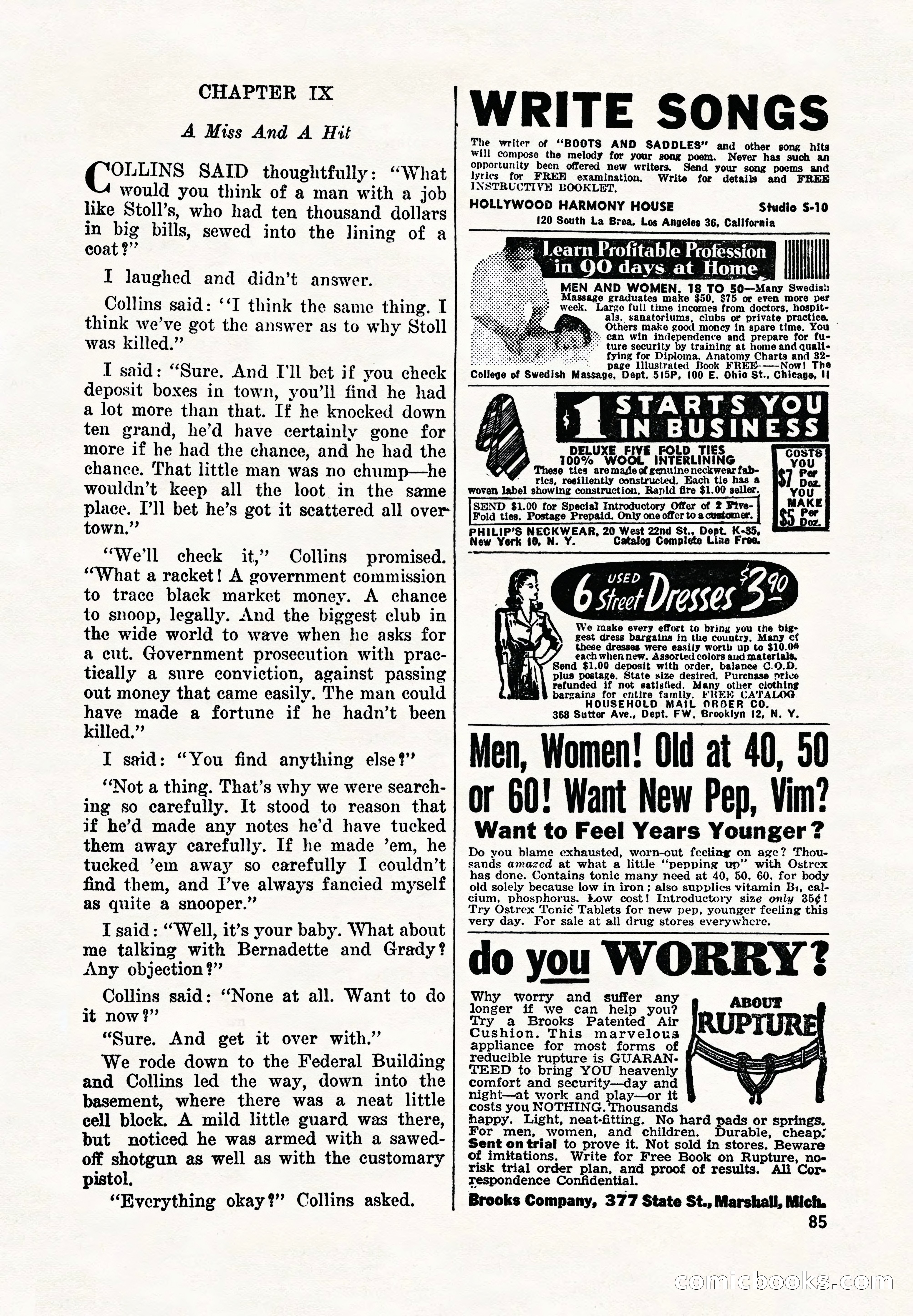 Super Detective, November 1945 — page 87 of 100