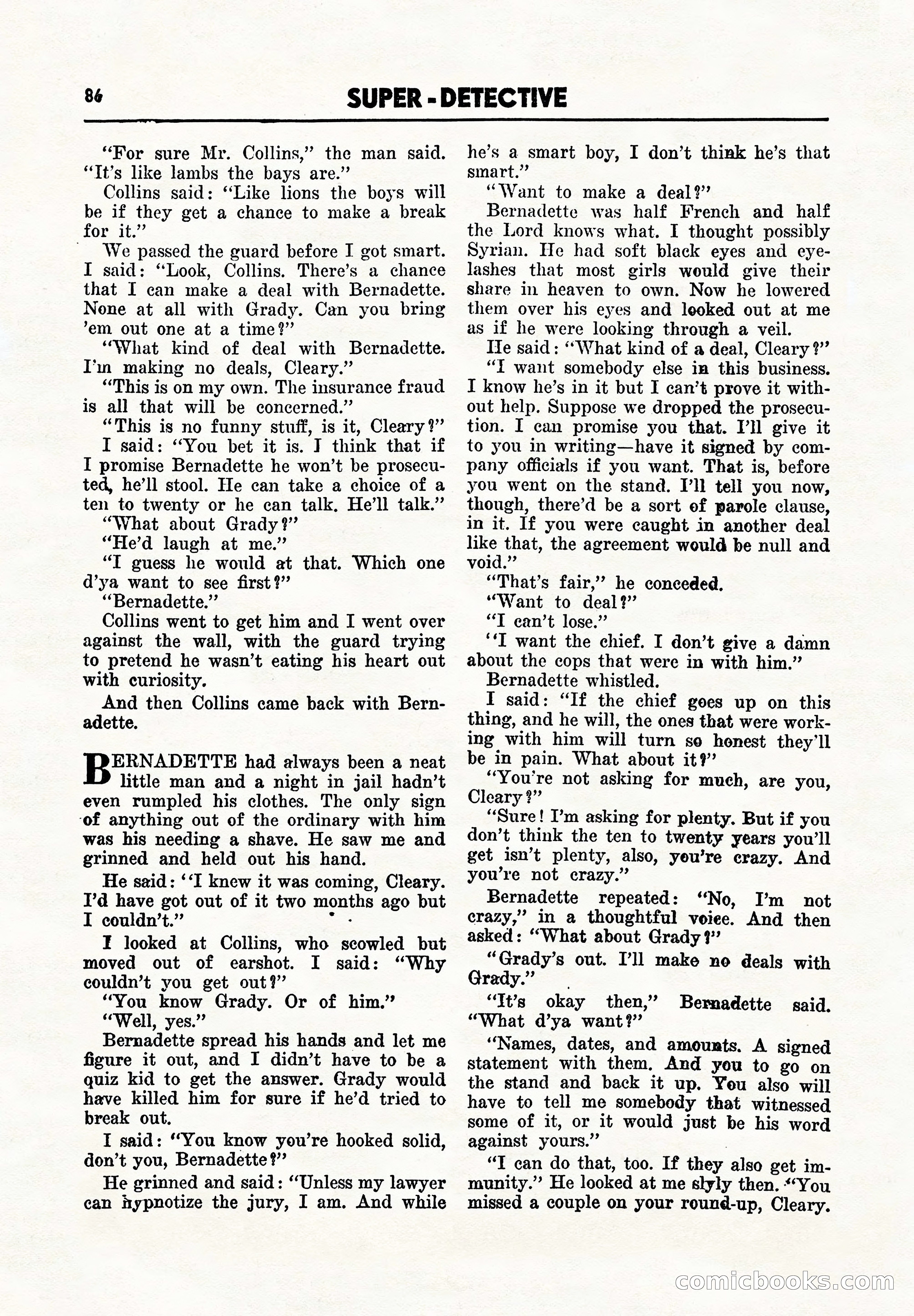 Super Detective, November 1945 — page 88 of 100