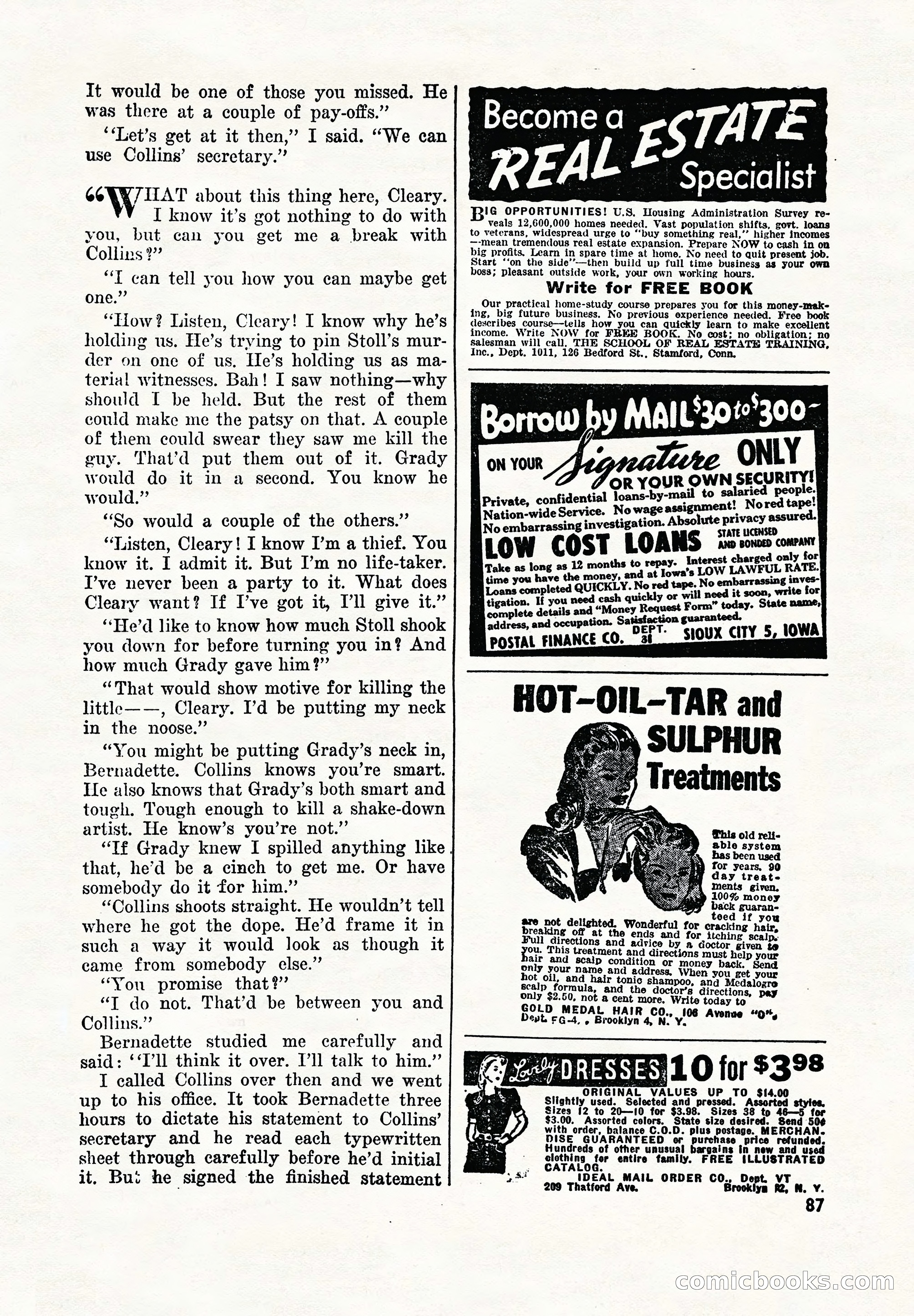 Super Detective, November 1945 — page 89 of 100