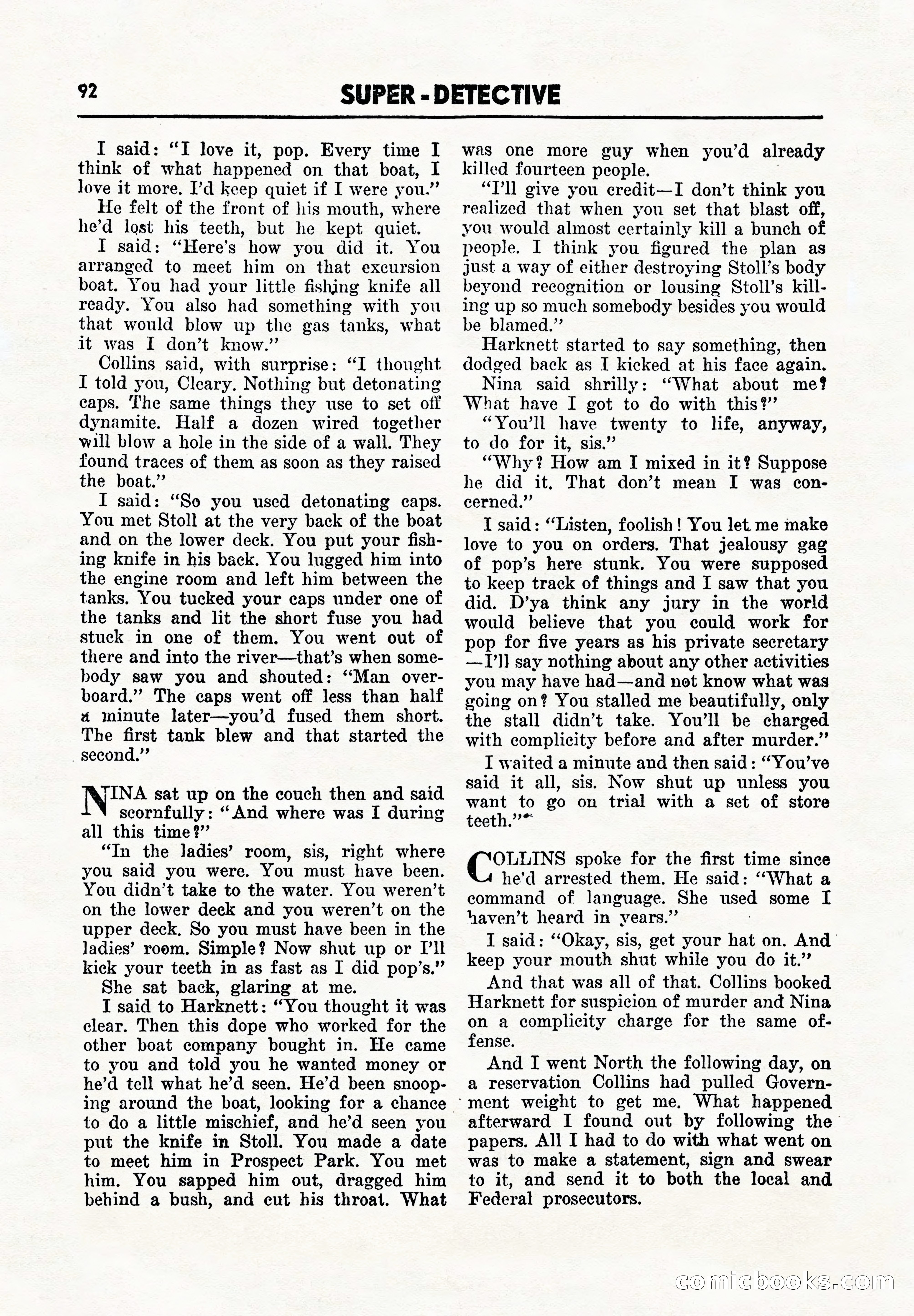 Super Detective, November 1945 — page 94 of 100