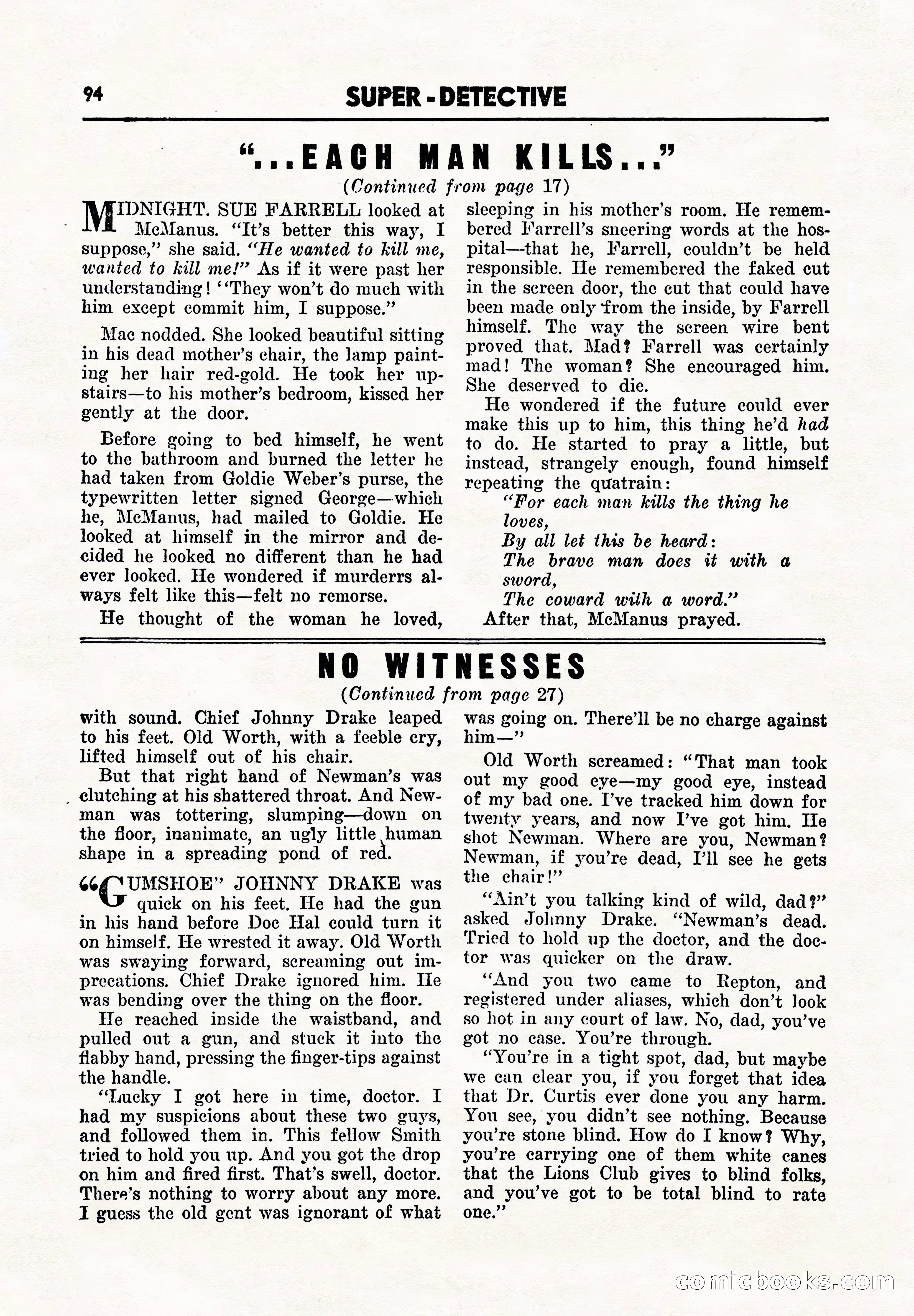 Super Detective, November 1945 — page 96 of 100