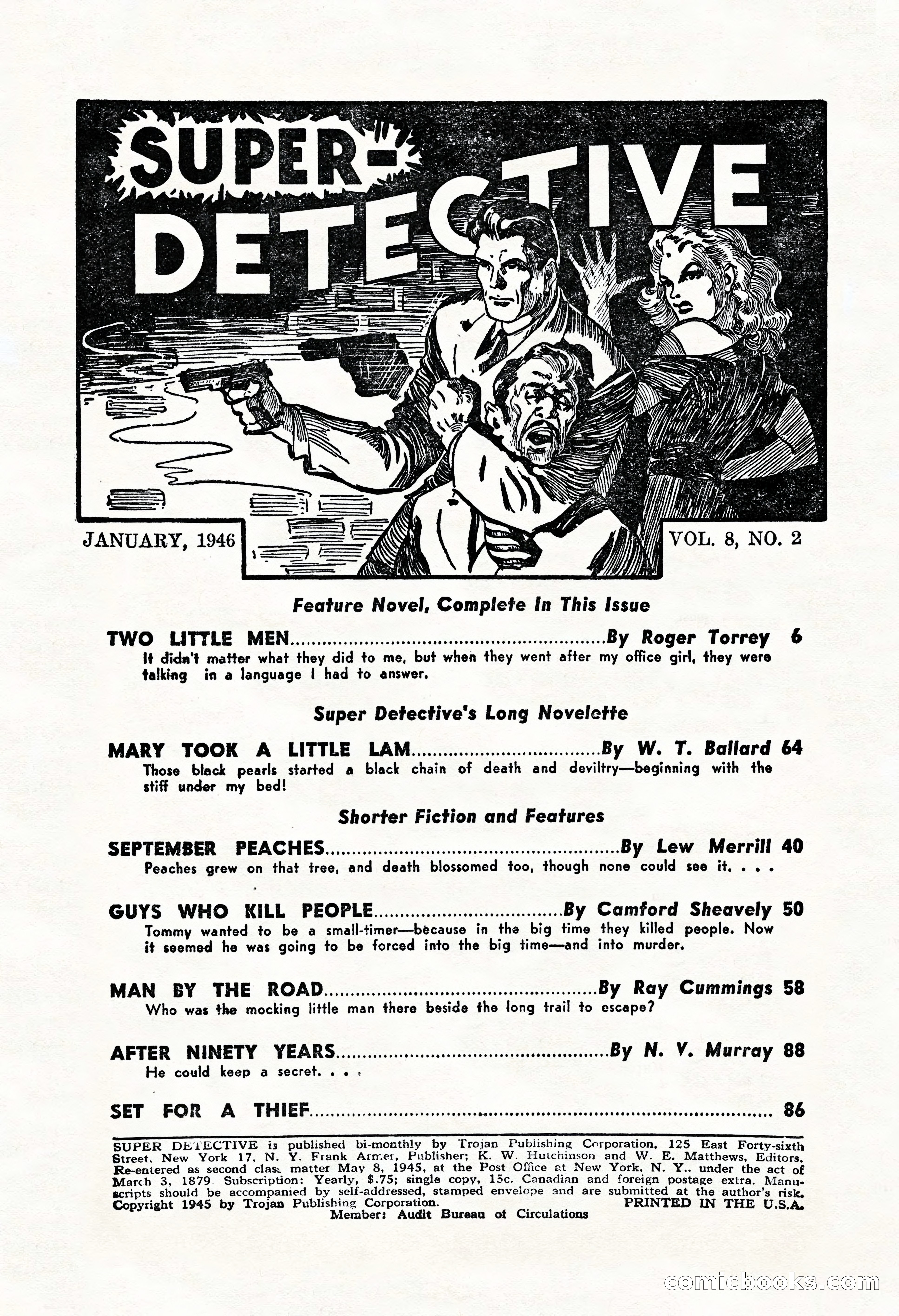 Super Detective, January 1946 — page 4 of 100