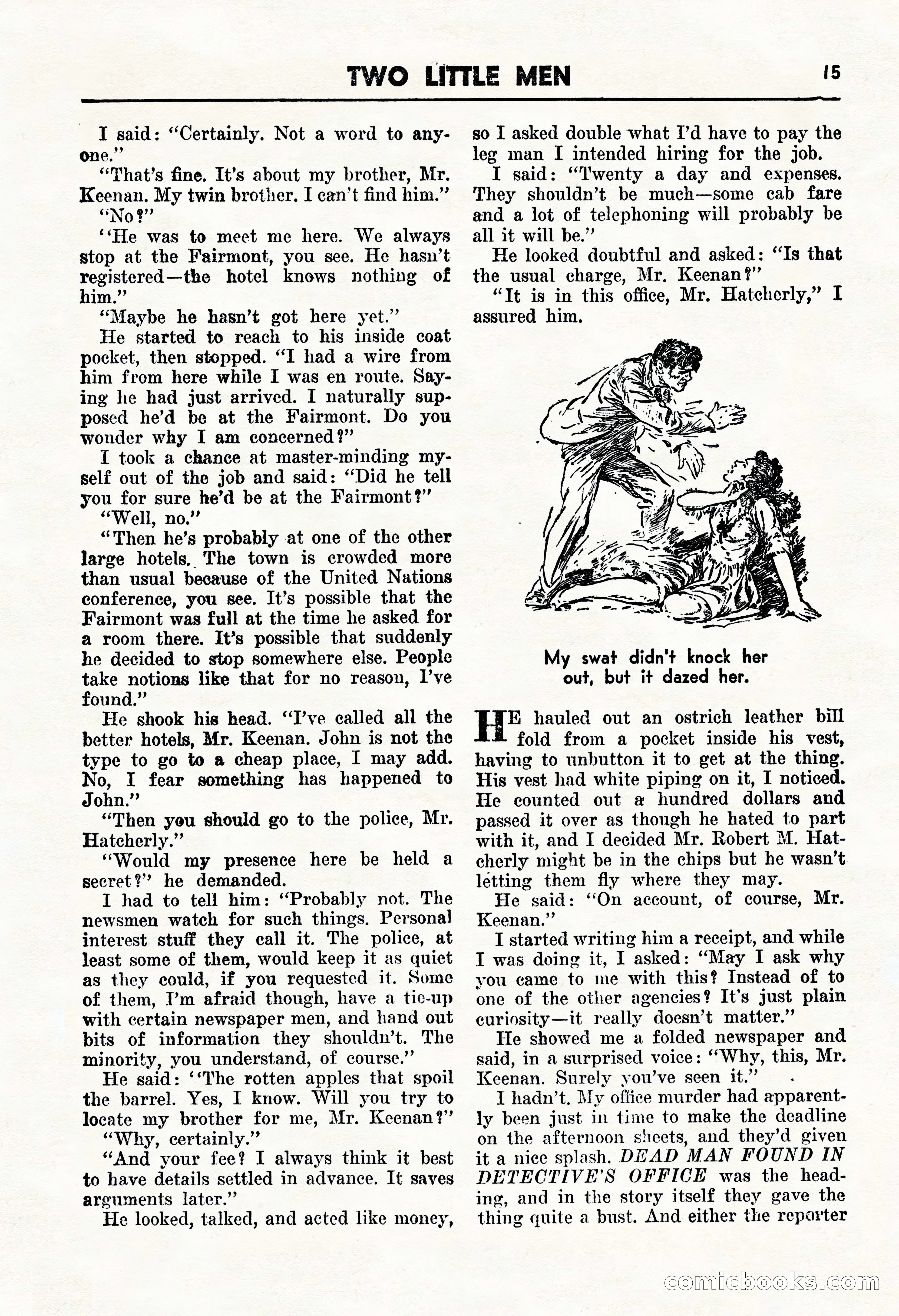 Super Detective, January 1946 — page 17 of 100