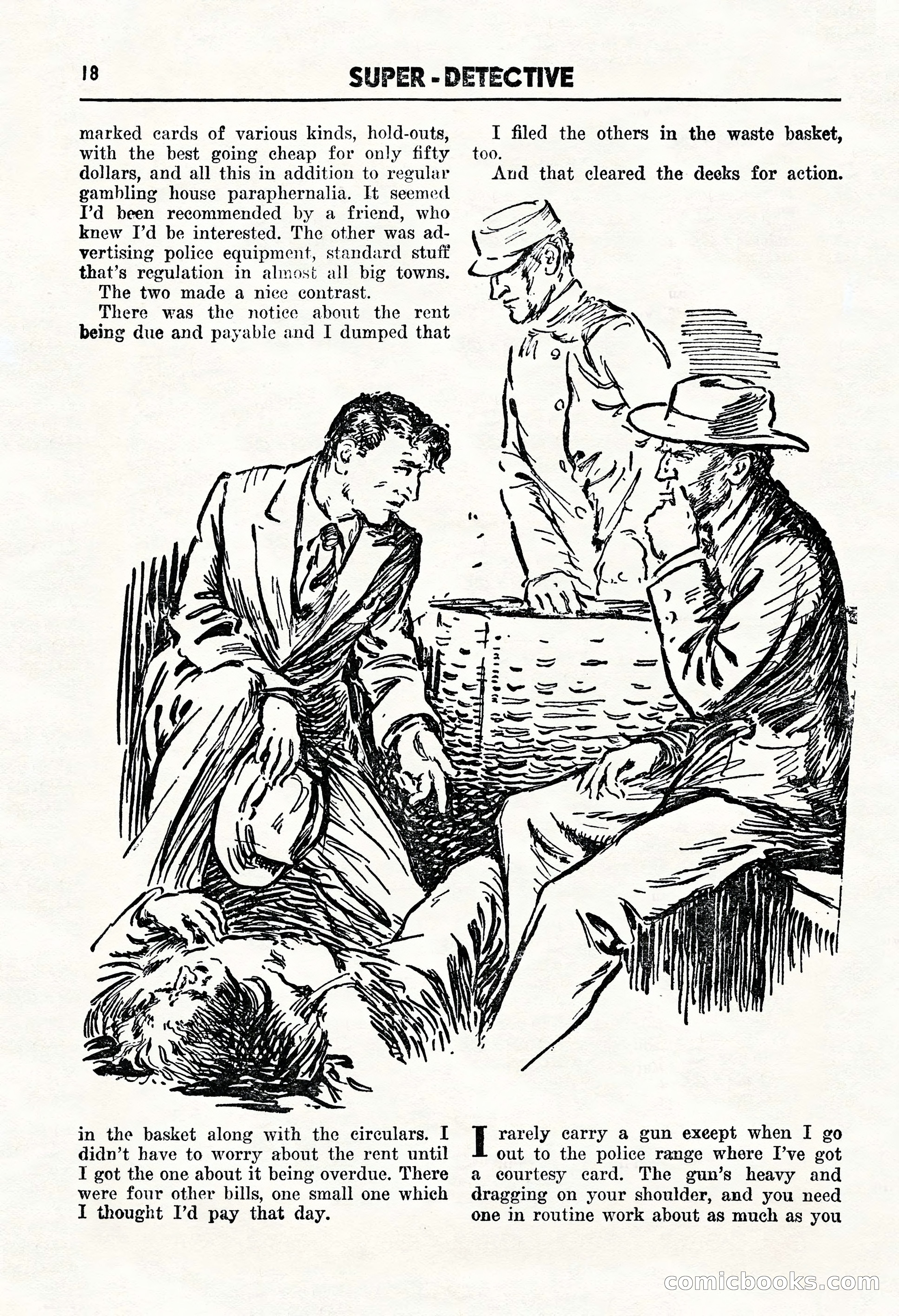 Super Detective, January 1946 — page 20 of 100