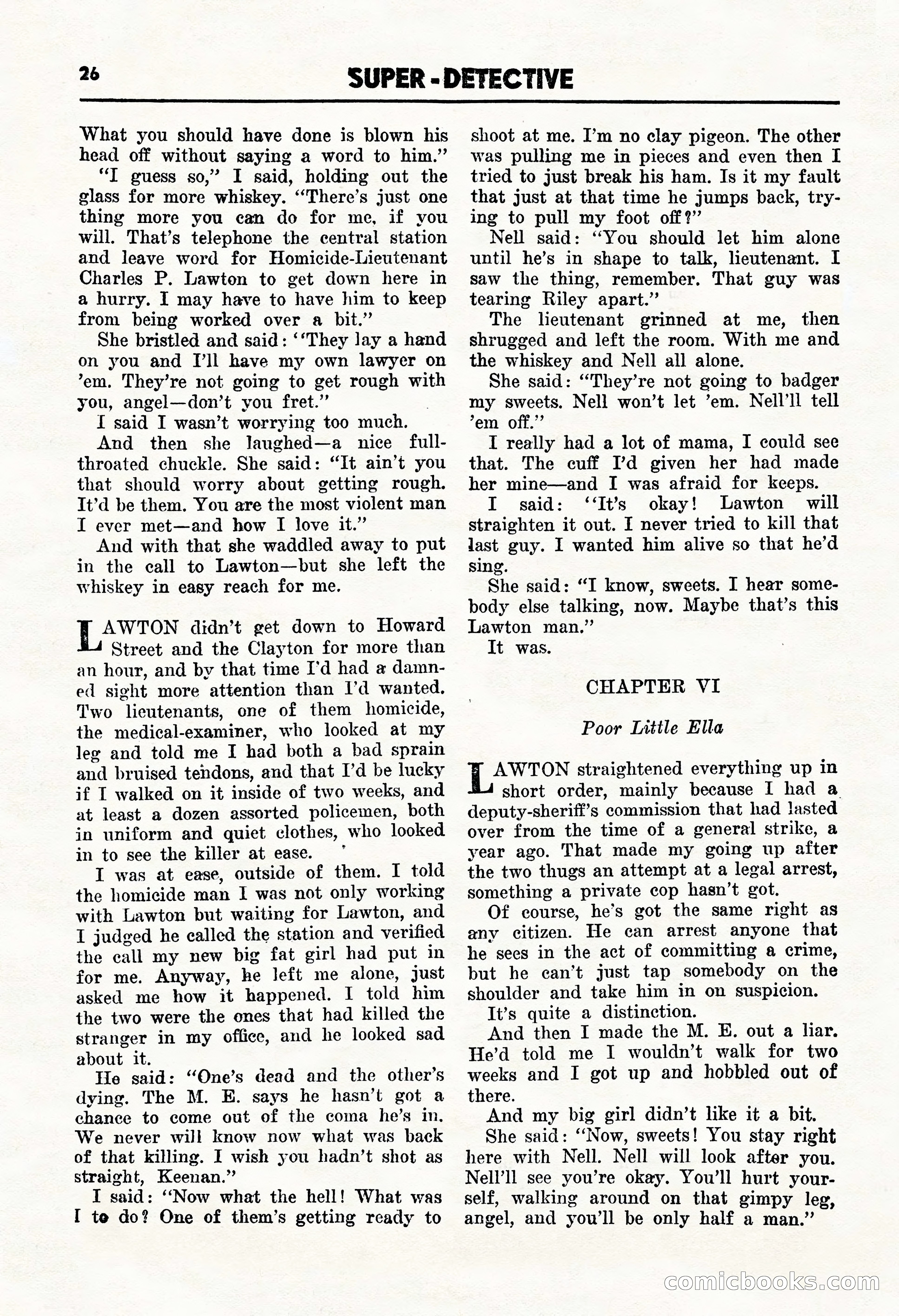 Super Detective, January 1946 — page 28 of 100