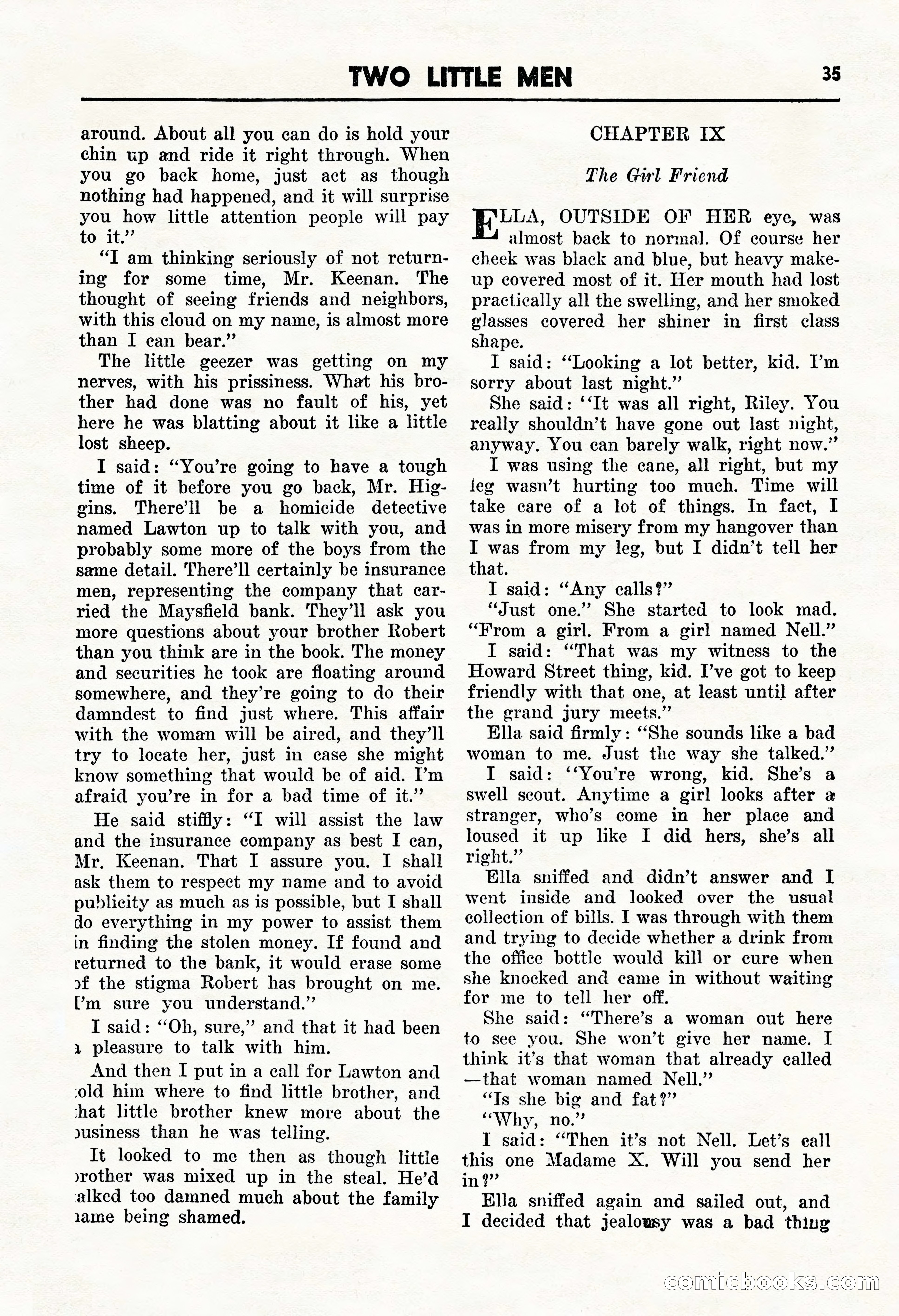 Super Detective, January 1946 — page 37 of 100