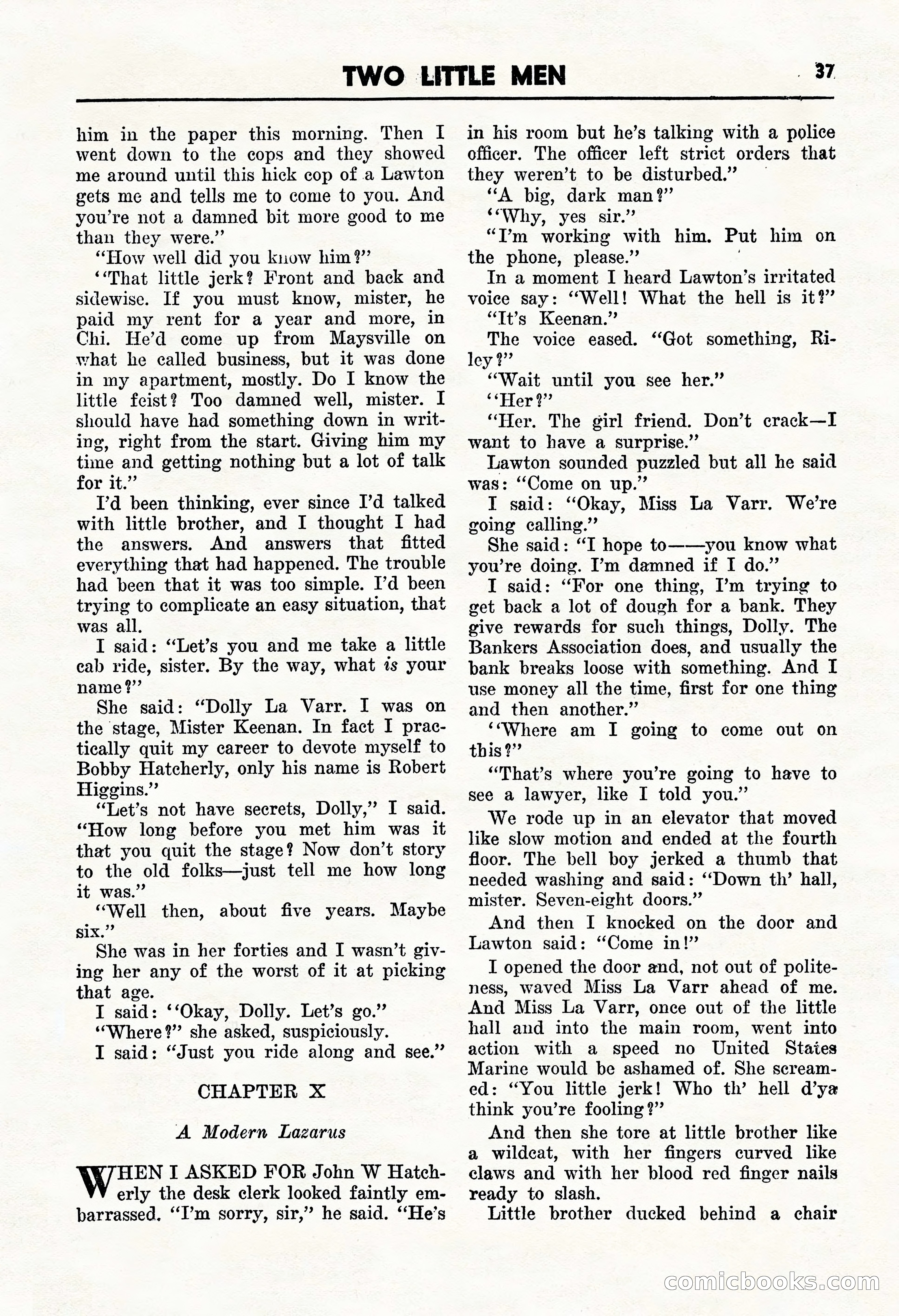 Super Detective, January 1946 — page 39 of 100