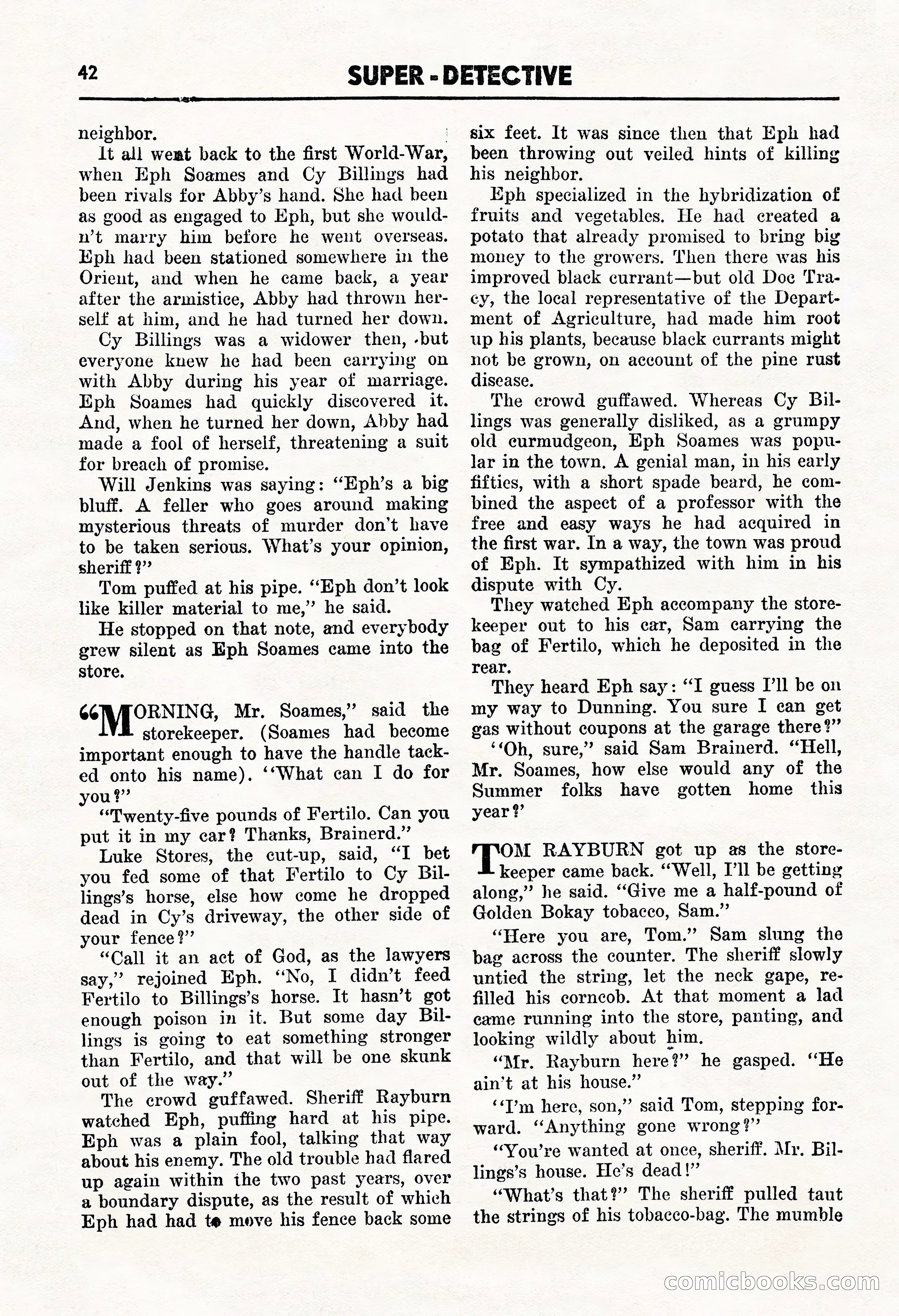 Super Detective, January 1946 — page 44 of 100