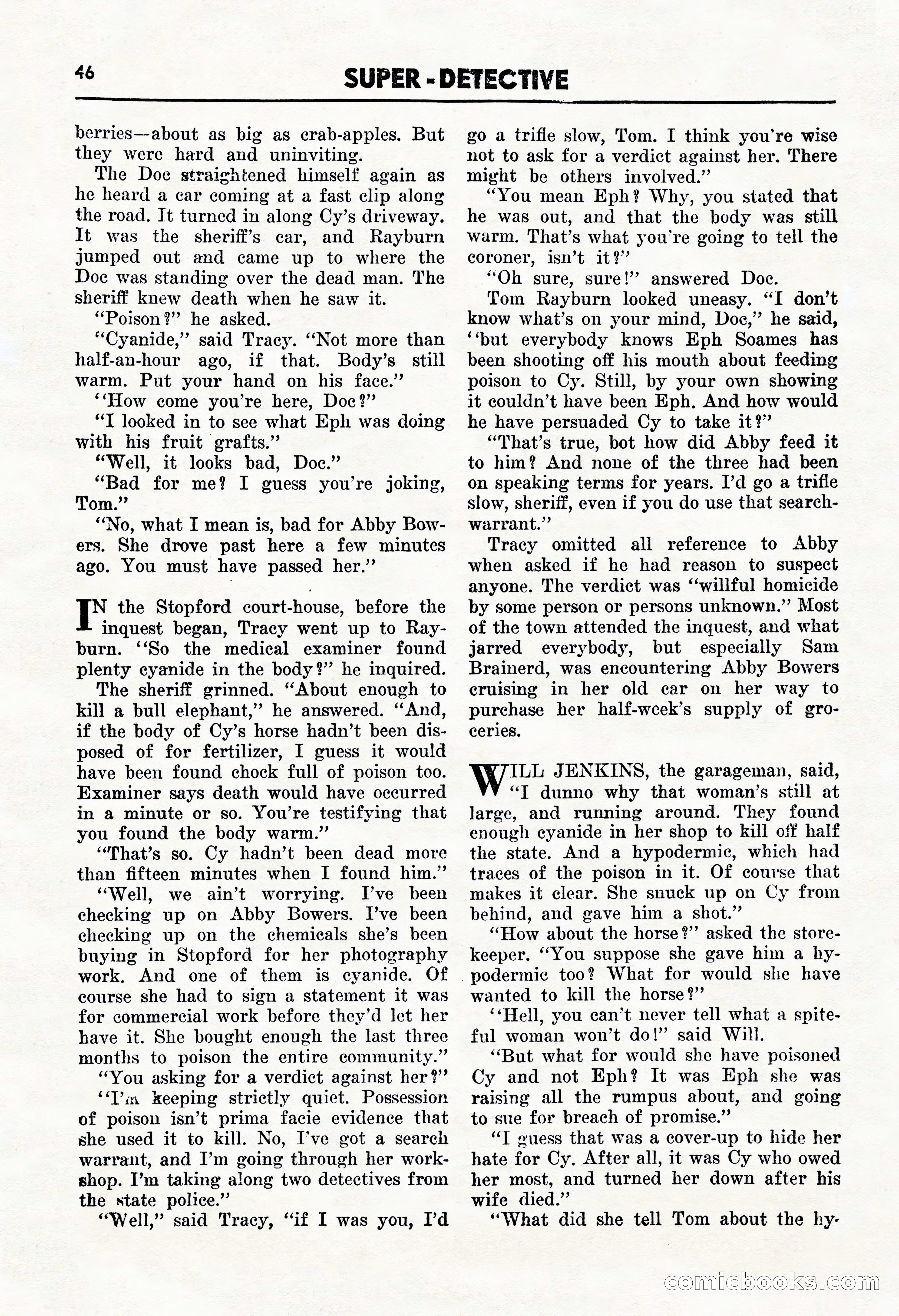 Super Detective, January 1946 — page 48 of 100