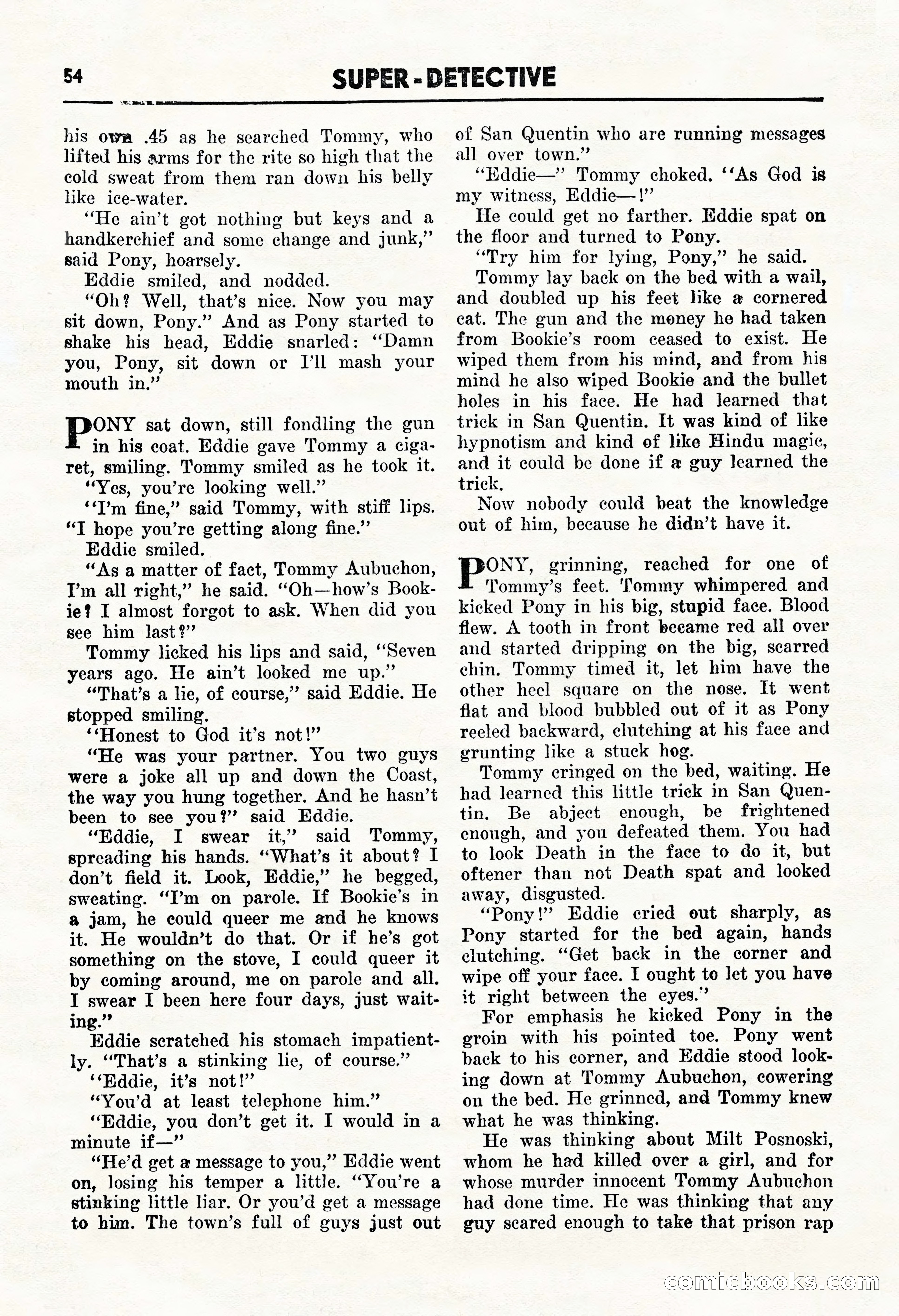 Super Detective, January 1946 — page 56 of 100