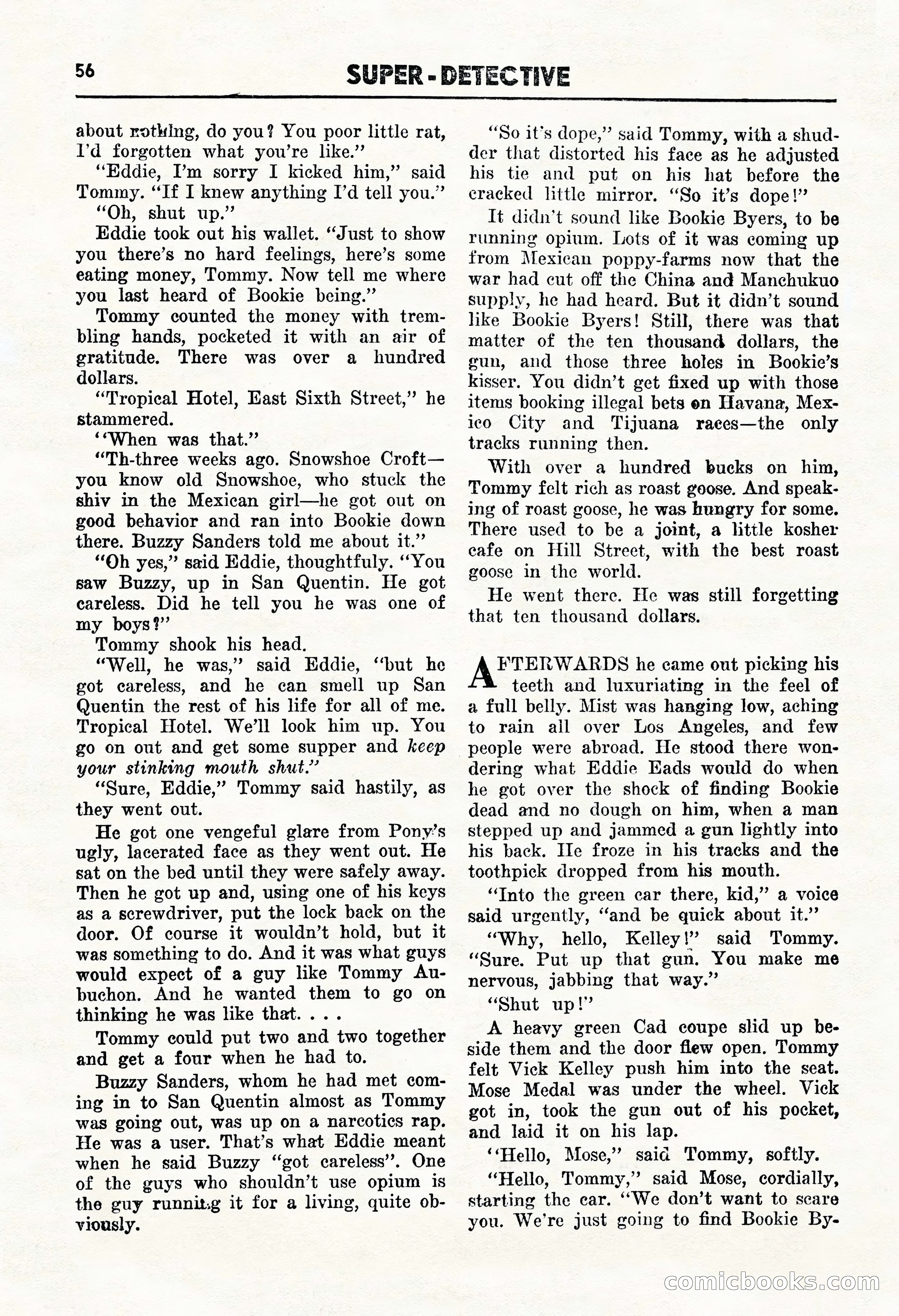 Super Detective, January 1946 — page 58 of 100