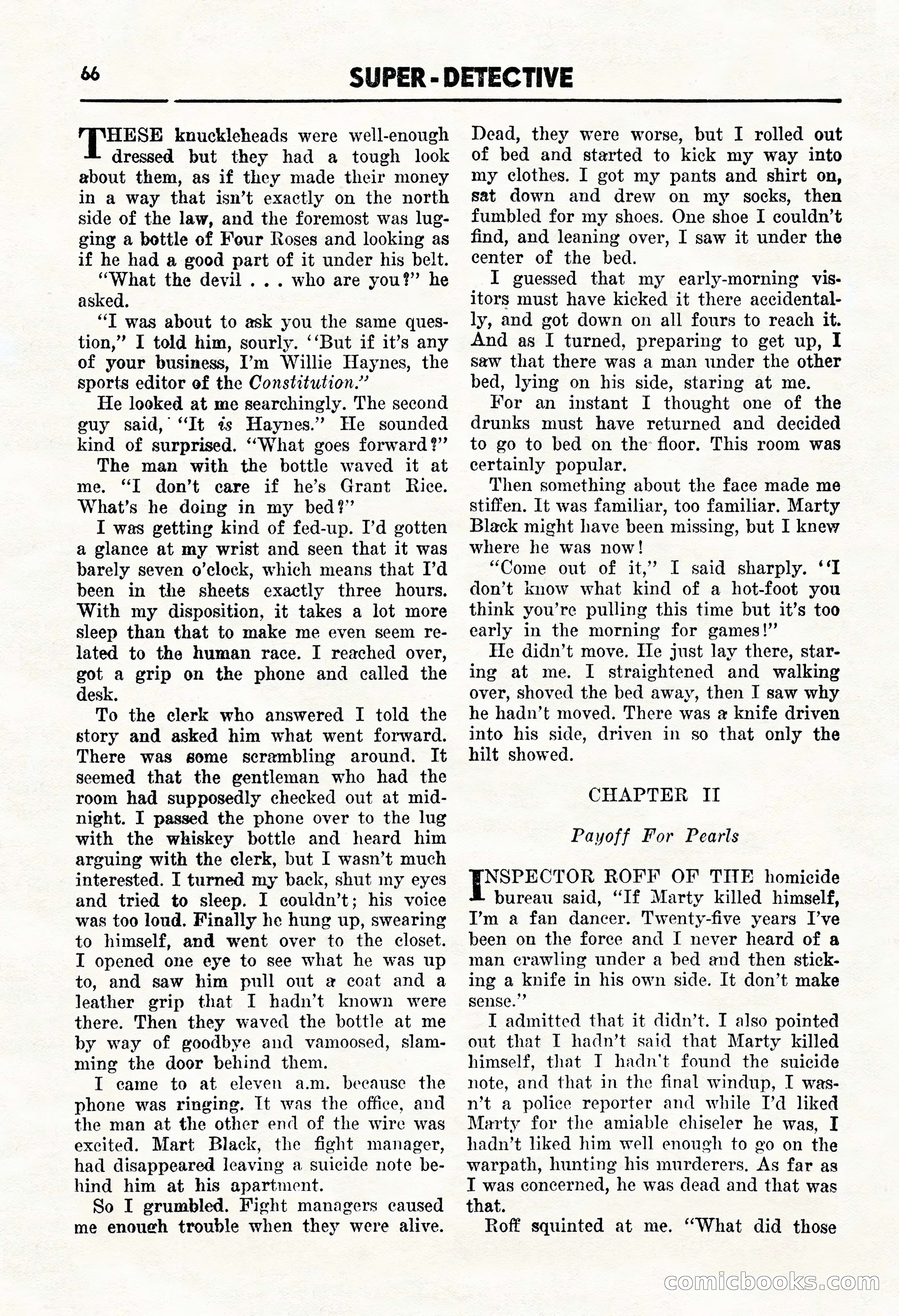 Super Detective, January 1946 — page 68 of 100