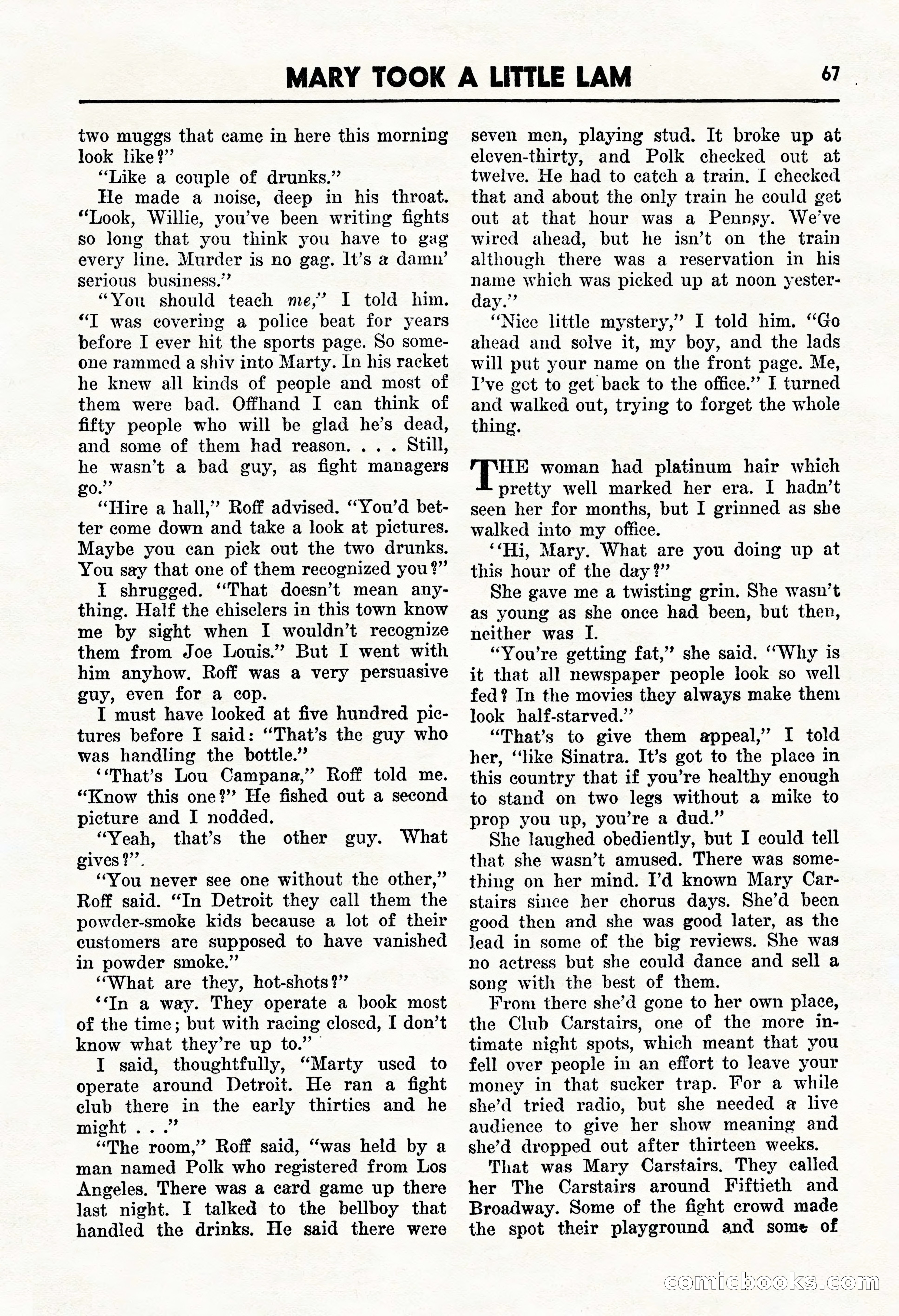 Super Detective, January 1946 — page 69 of 100