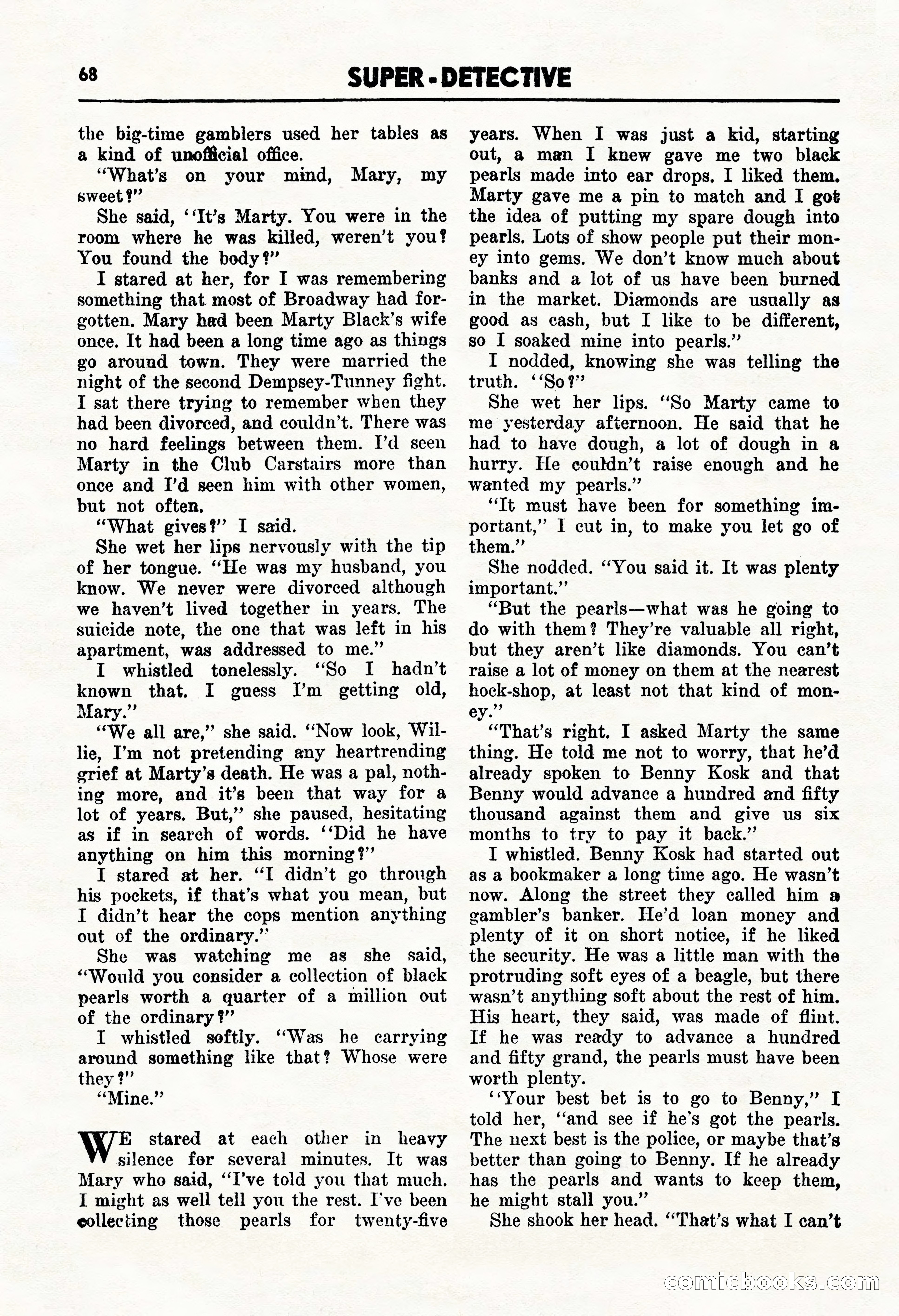 Super Detective, January 1946 — page 70 of 100