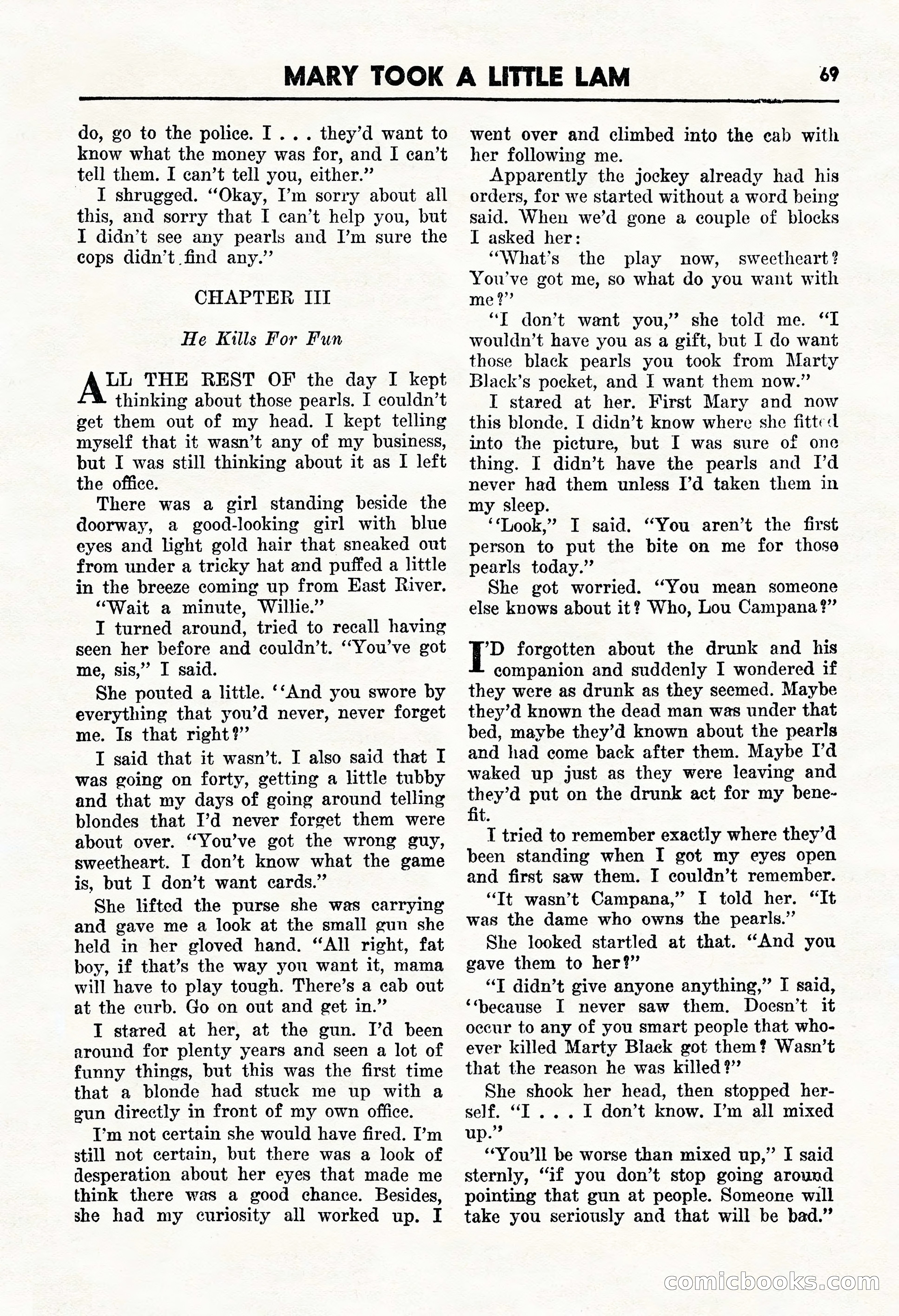 Super Detective, January 1946 — page 71 of 100