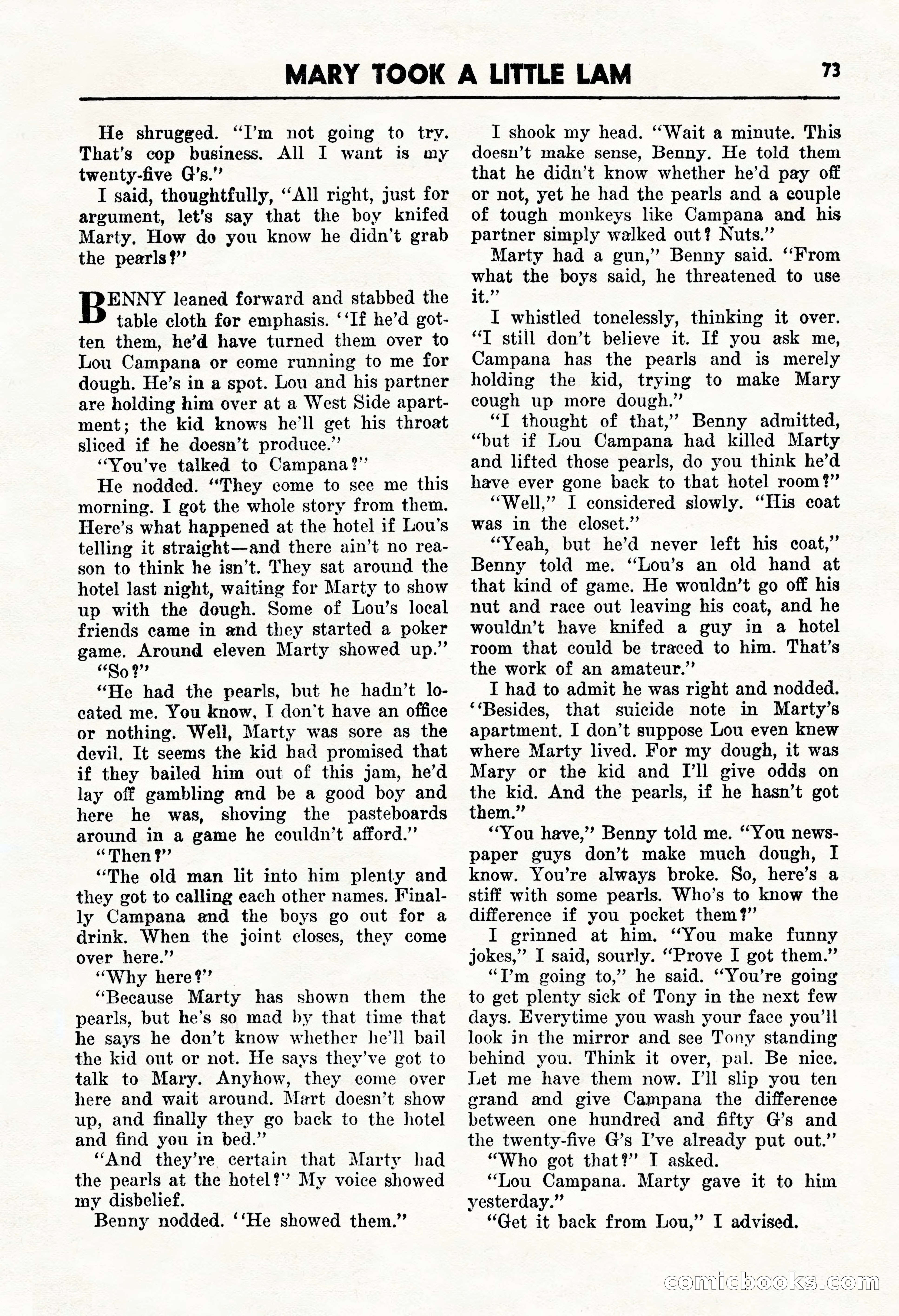 Super Detective, January 1946 — page 75 of 100