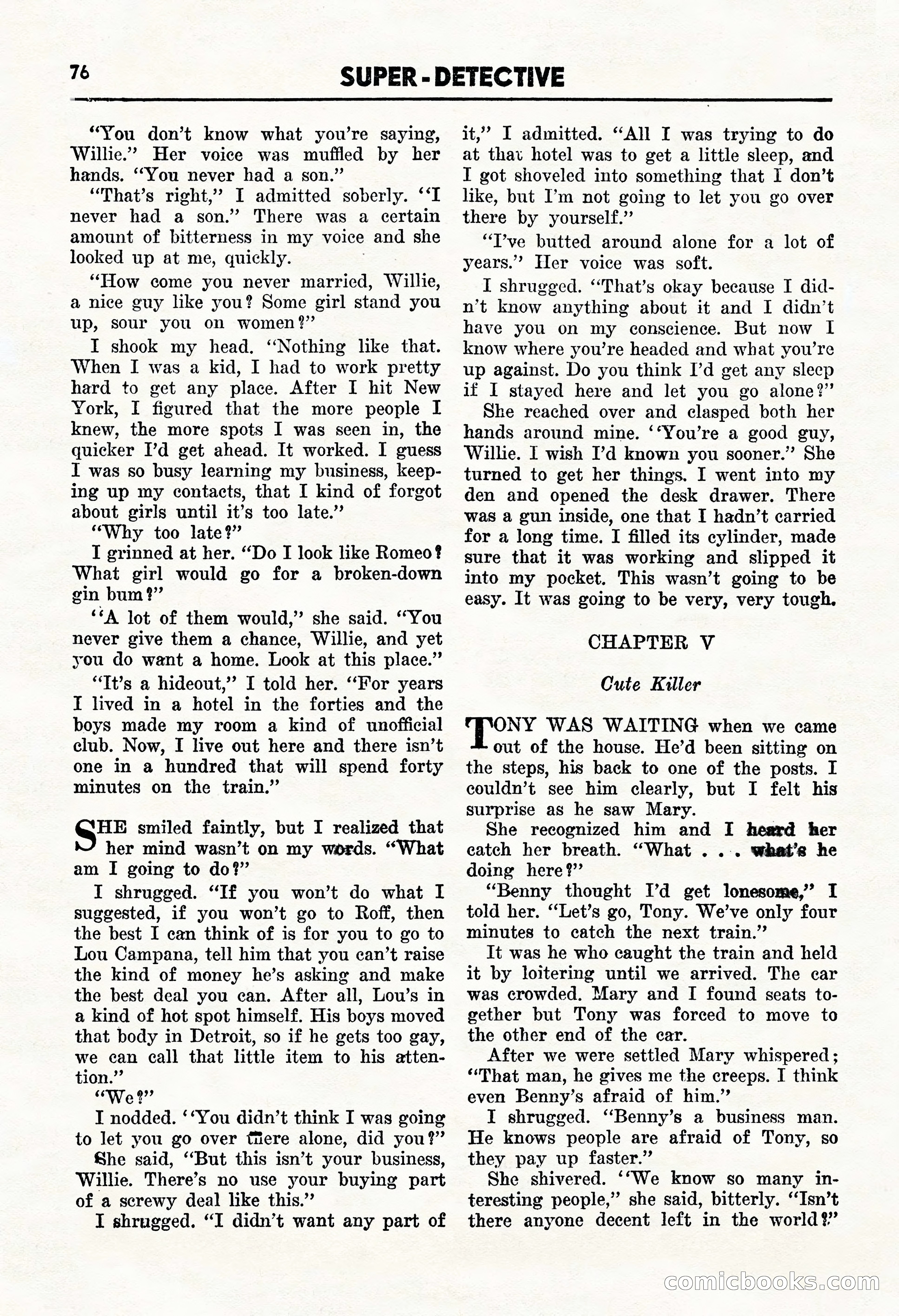 Super Detective, January 1946 — page 78 of 100
