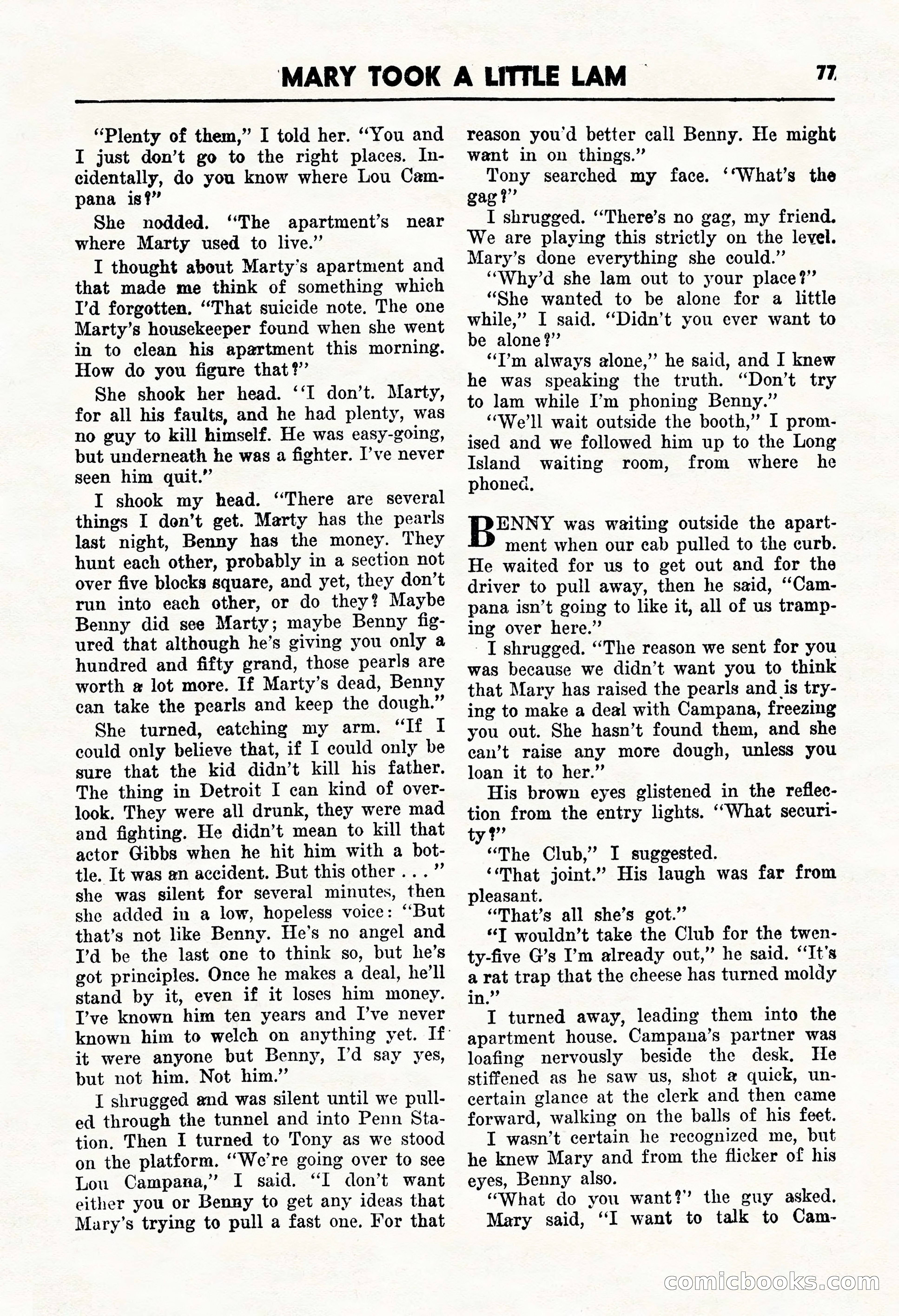 Super Detective, January 1946 — page 79 of 100